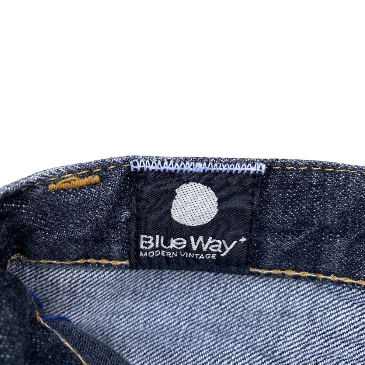 Japan Blue × Japanese Brand Vintage Blueway Mudwash Flare Denim Jeans Size US 35 - 12 Thumbnail