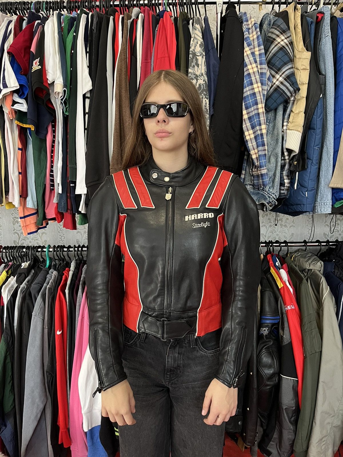 Vintage Vintage Sport Selection By Polo Leather Motorcycle Jacket Size S / US 4 / IT 40 - 25 Thumbnail