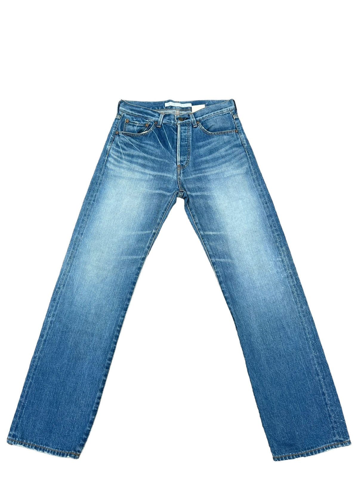 YAECA YEACA Japan Faded Blue Denim Selvedge Jeans Size US 30 / EU 46 - 1 Thumbnail