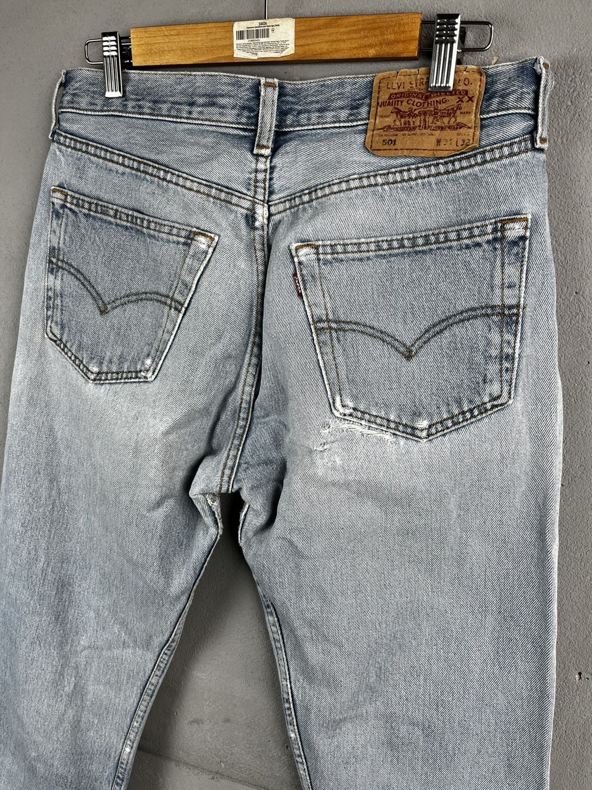 Levi's Levis 501 denim pants size 31-32 Size US 31 - 2 Thumbnail