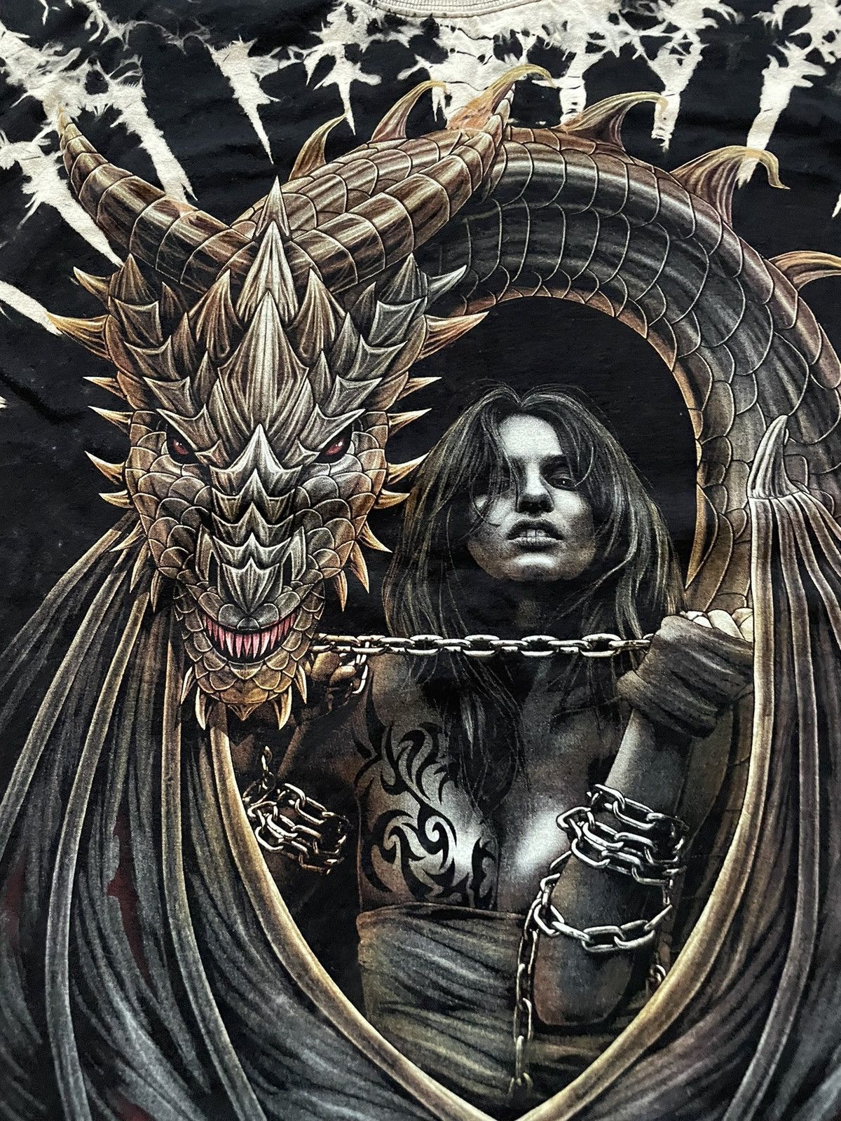 Affliction Affliction Style Dragon 🐉 T-Shirt Avant Garde Size US XL / EU 56 / 4 - 3 Thumbnail