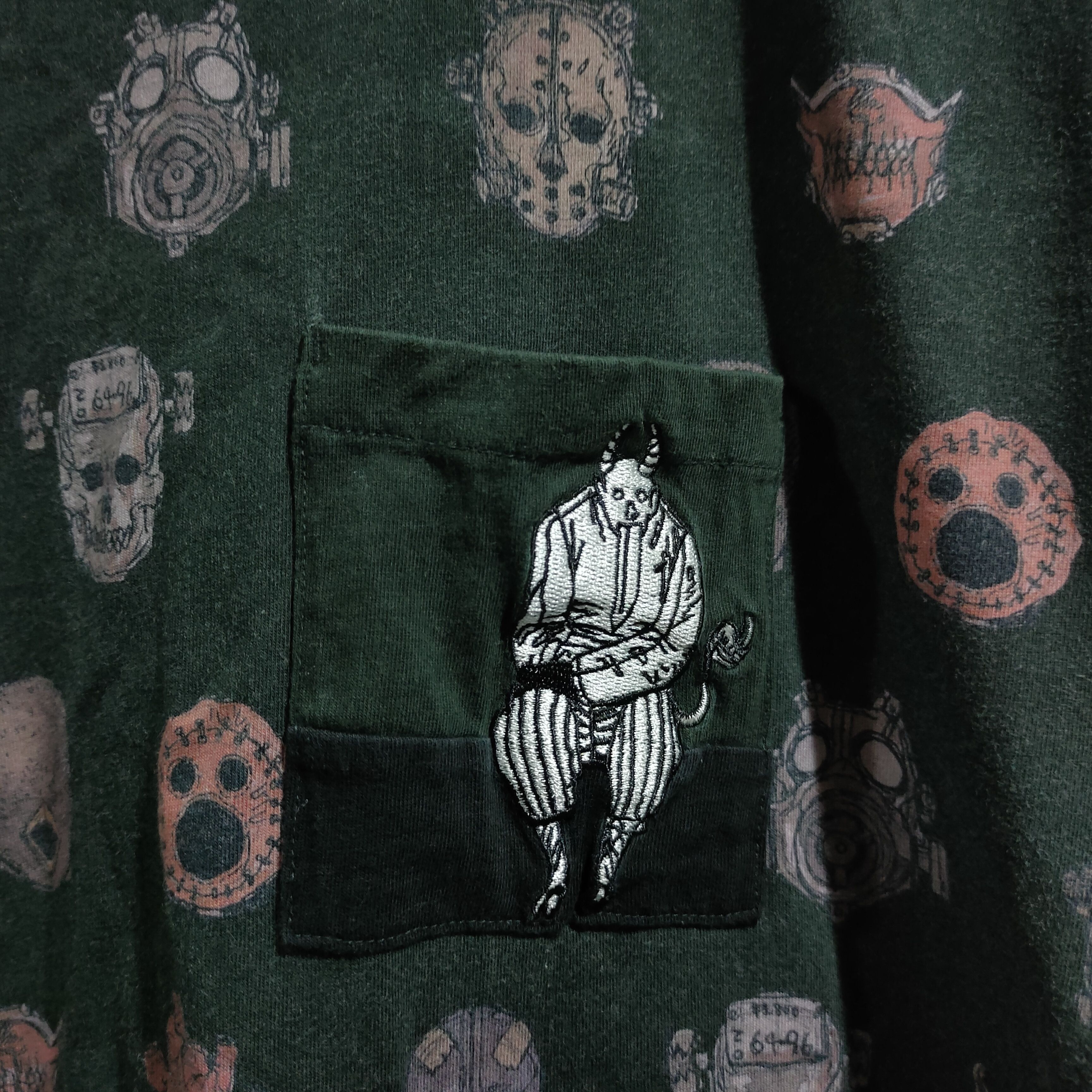 Anime × Cartoon Network × Japanese Brand Anime Dorohedoro Full Print pocket tee Size US M / EU 48-50 / 2 - 3 Thumbnail