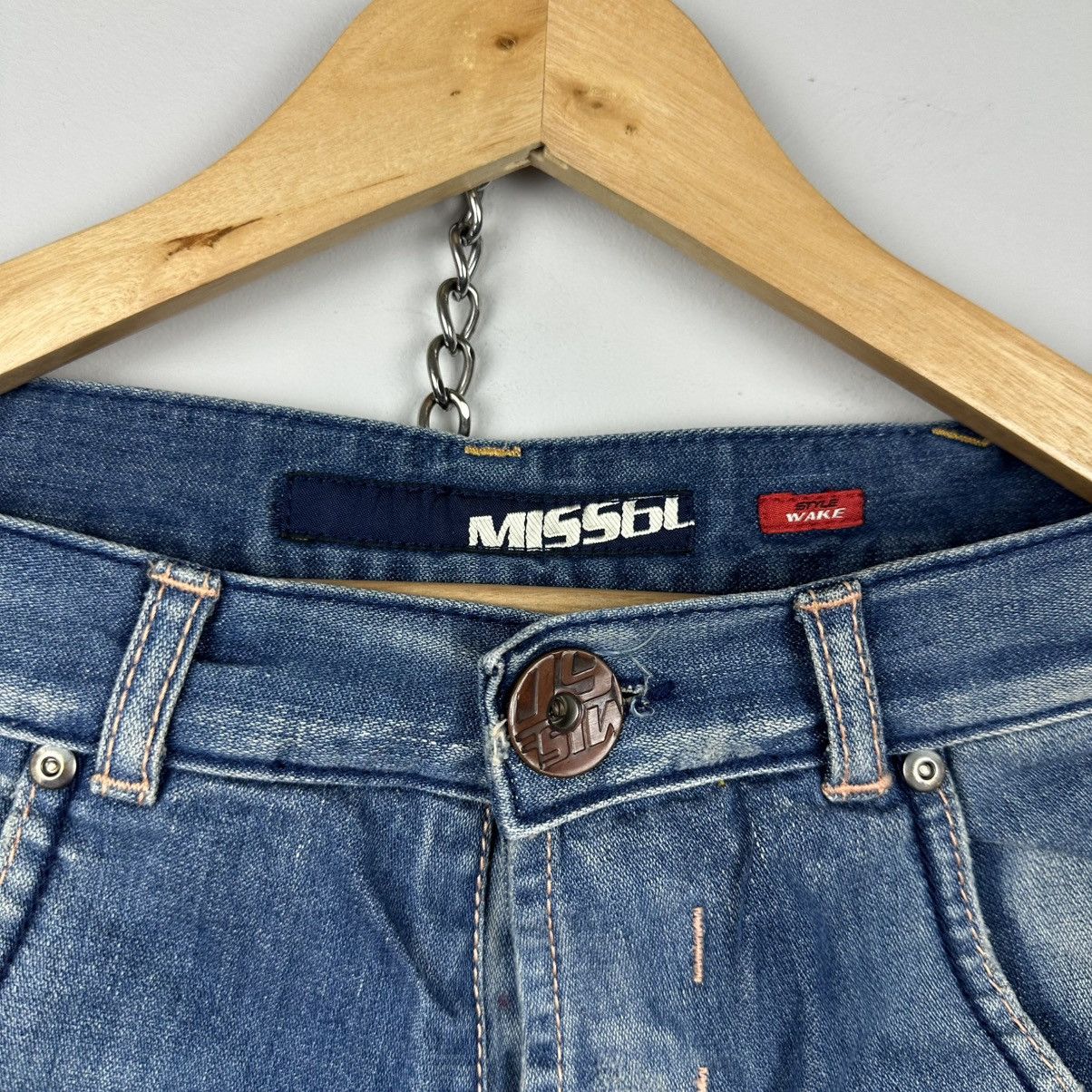 Vintage !NWT! Vintage Rare Miss Sixty Buckle Belt Jeans Size US 28 / EU 44 - 13 Thumbnail