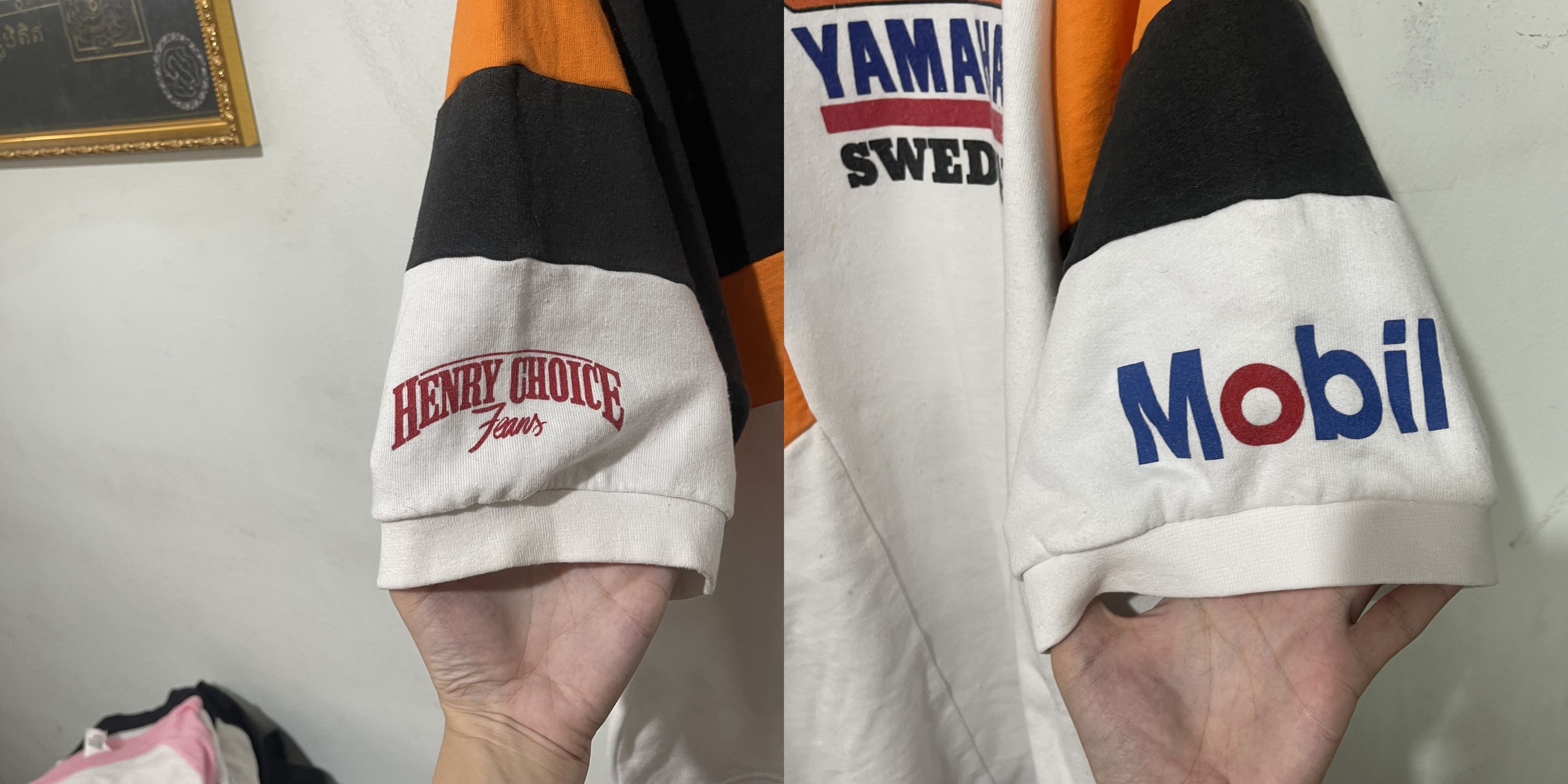 Vintage Vintage 90s Sweden Motorcycle Team Jersery Shirt Size US XL / EU 56 / 4 - 5 Thumbnail