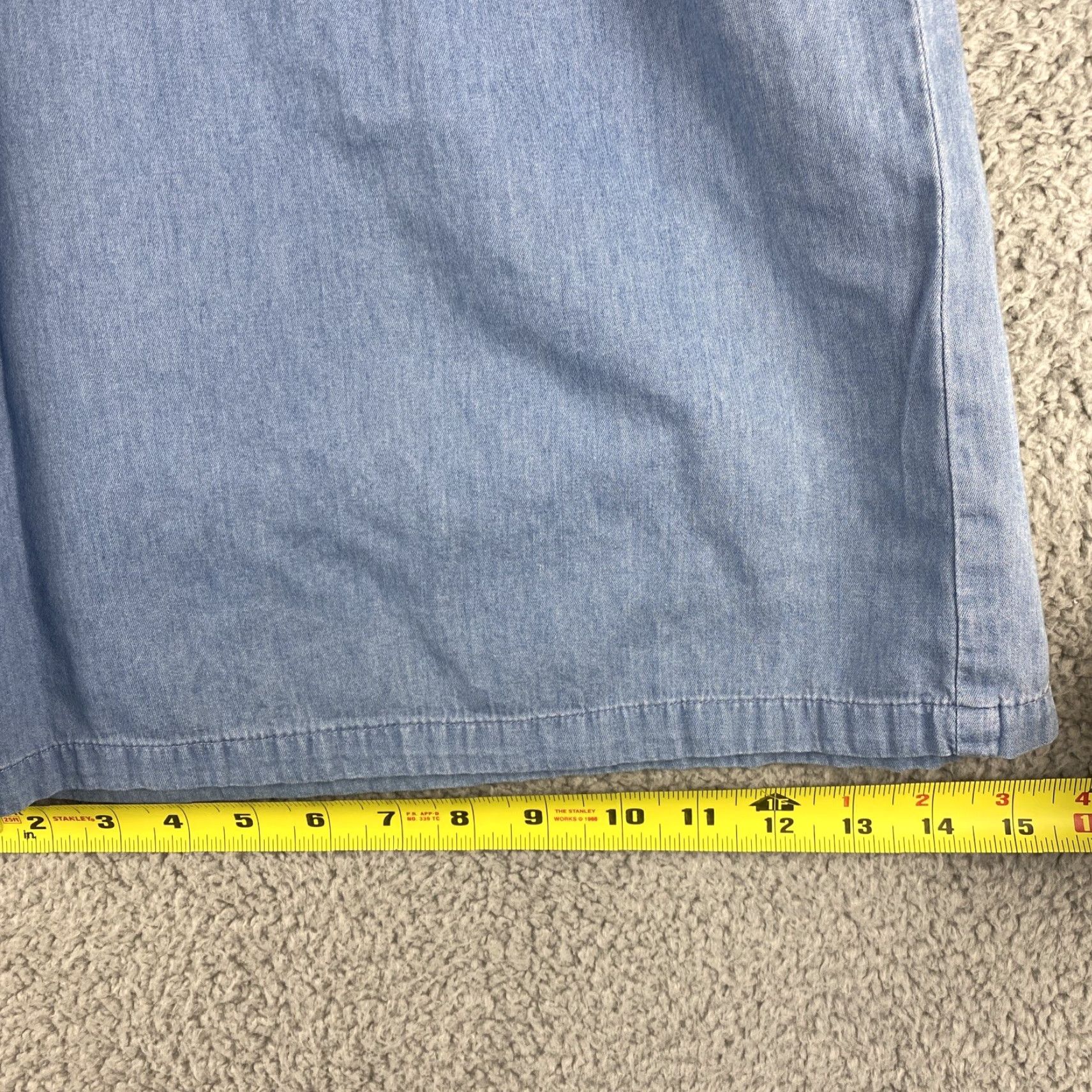 Vintage Anotah Pants Women Cropped Flare Leg Medium Wash Size 30 Blue Casual Wide-Leg Size 30" / US 8 / IT 44 - 7 Thumbnail