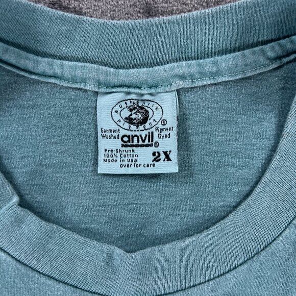 Anvil Vintage UPS T Shirt Men 2XL Single Stitch Made in USA Employ Size US XXL / EU 58 / 5 - 8 Thumbnail