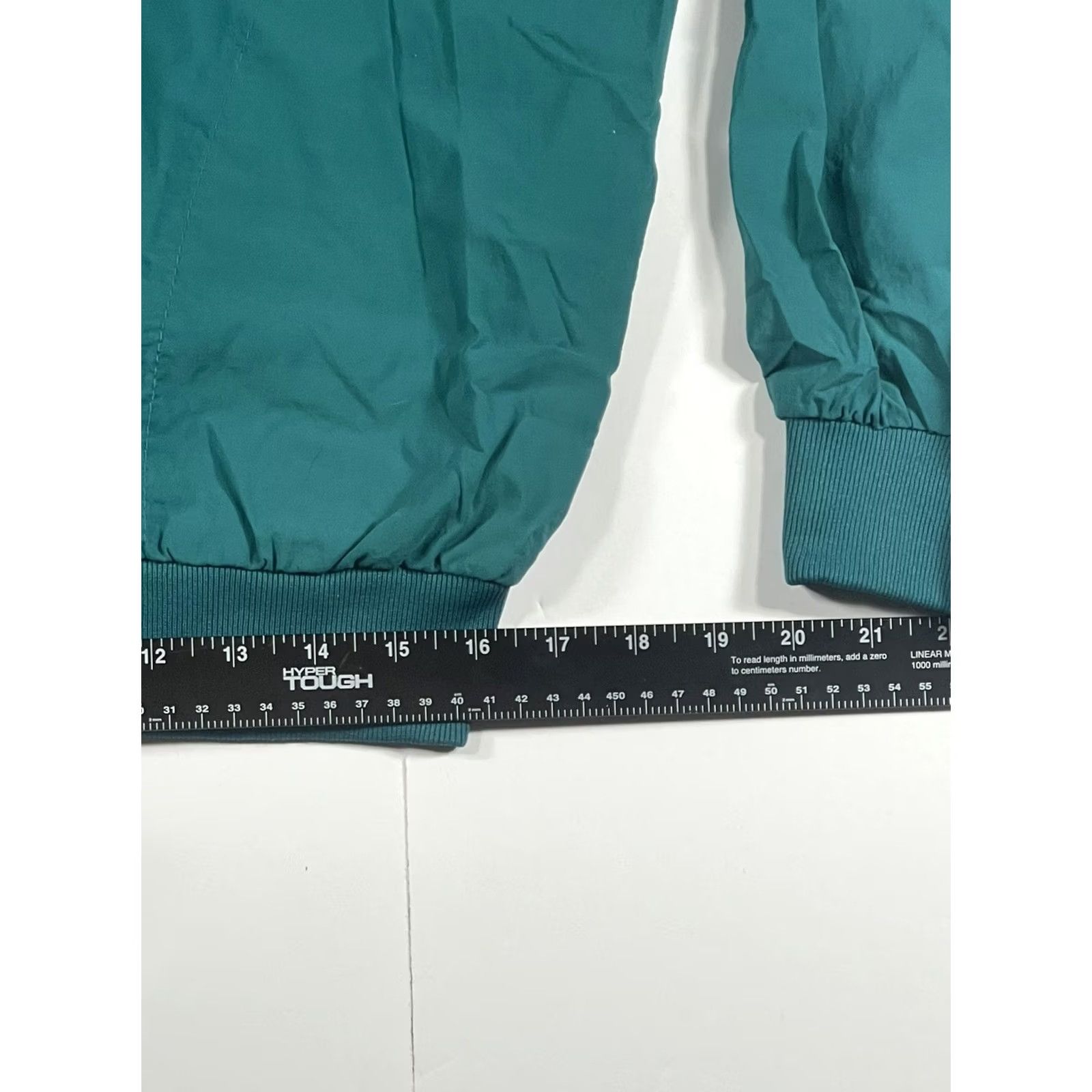 Vintage VTG Turfer Windbreaker Mens M Medium Green Pullover V Neck Jacket Made InUSA 90s Size US M / EU 48-50 / 2 - 7 Thumbnail