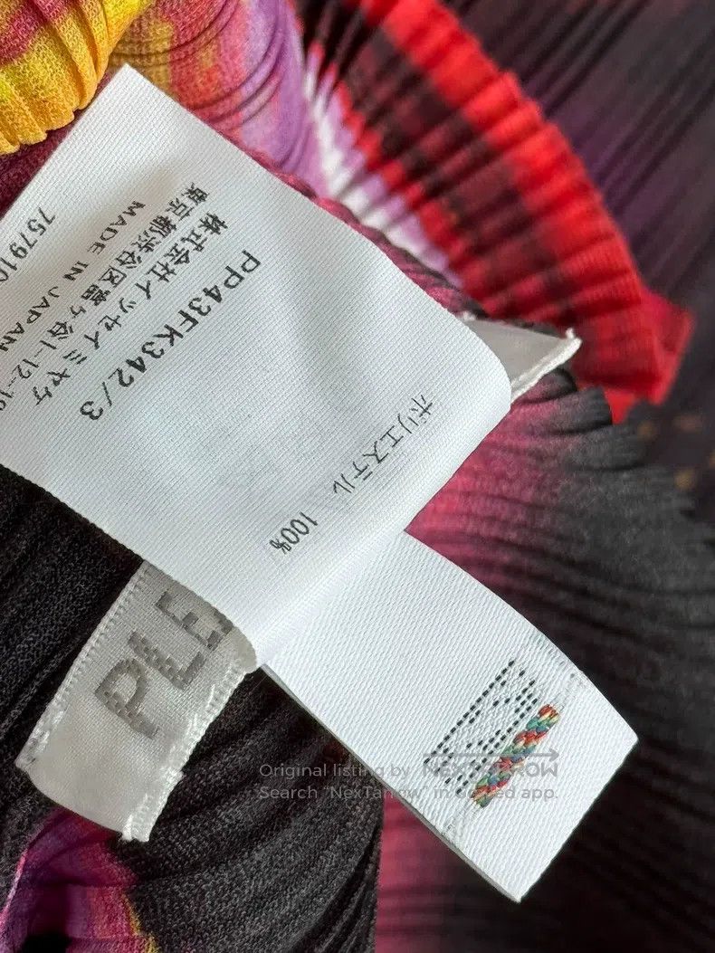 Issey Miyake Issey Miyake Spectrum Galaxy Batwing Sleeve Top Size L / US 10 / IT 46 - 4 Thumbnail