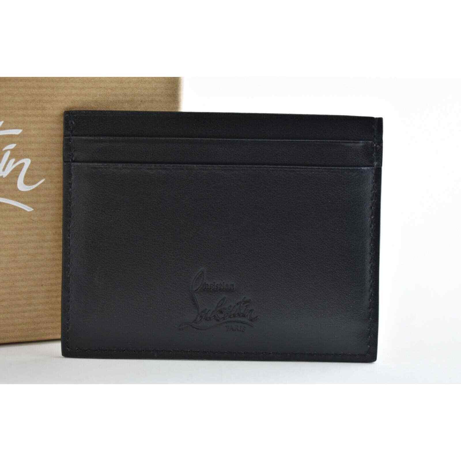 Christian Louboutin Christian Louboutin Gold Spike Credit Card Holder Wallet Size ONE SIZE - 6 Thumbnail