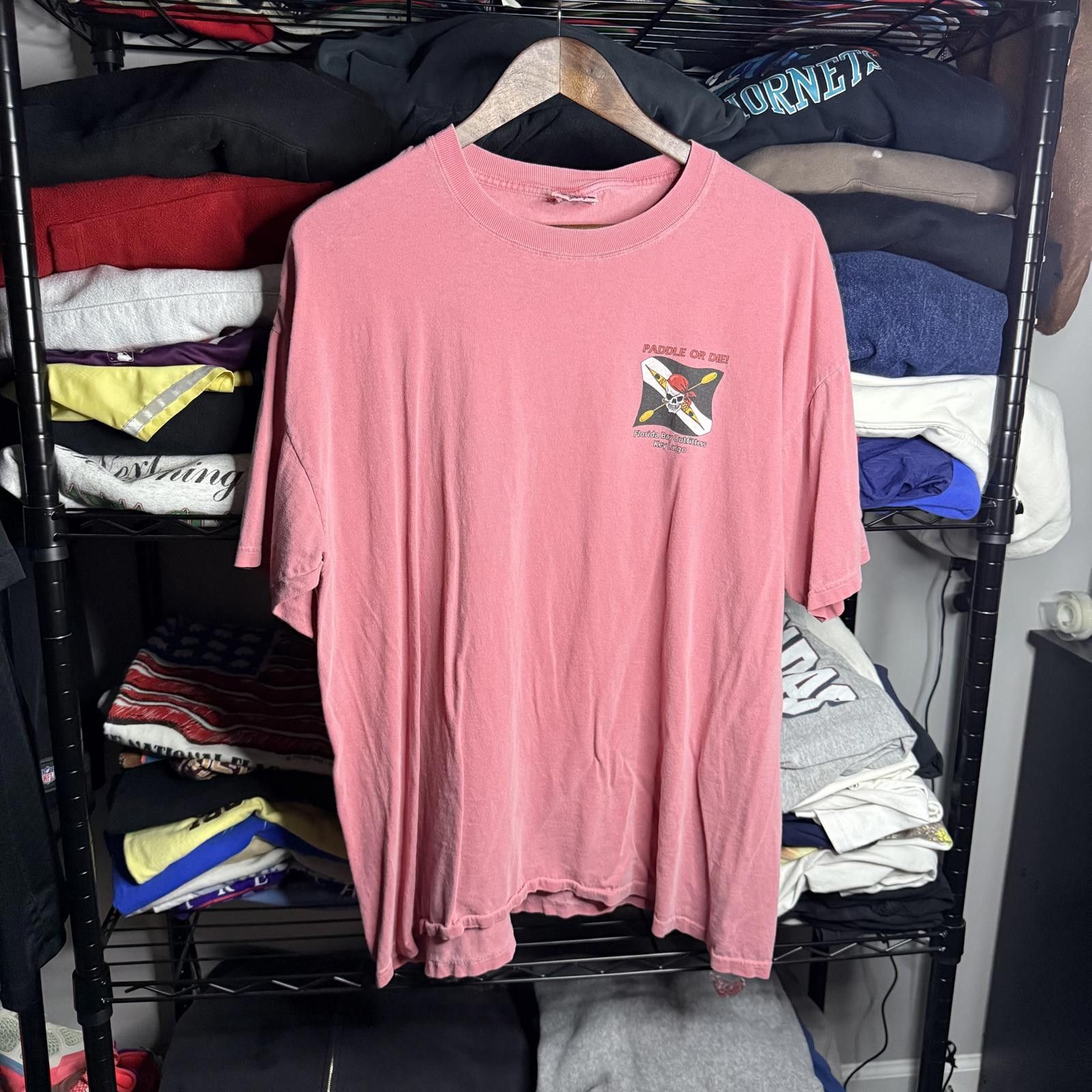 Designer Vintage 'Paddle or Die' T-Shirt Size US XL / EU 56 / 4 - 3 Thumbnail