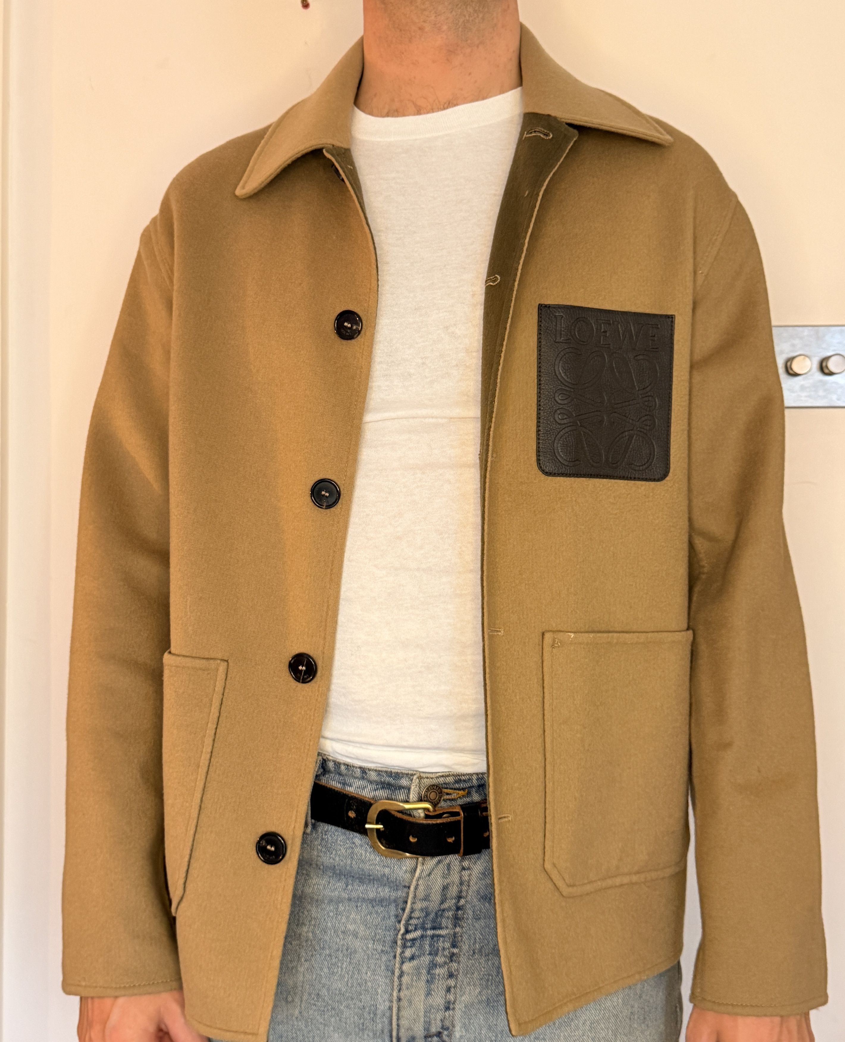 Loewe Light Wool Cashmere Chore Jacket Size US M / EU 48-50 / 2 - 1 Thumbnail