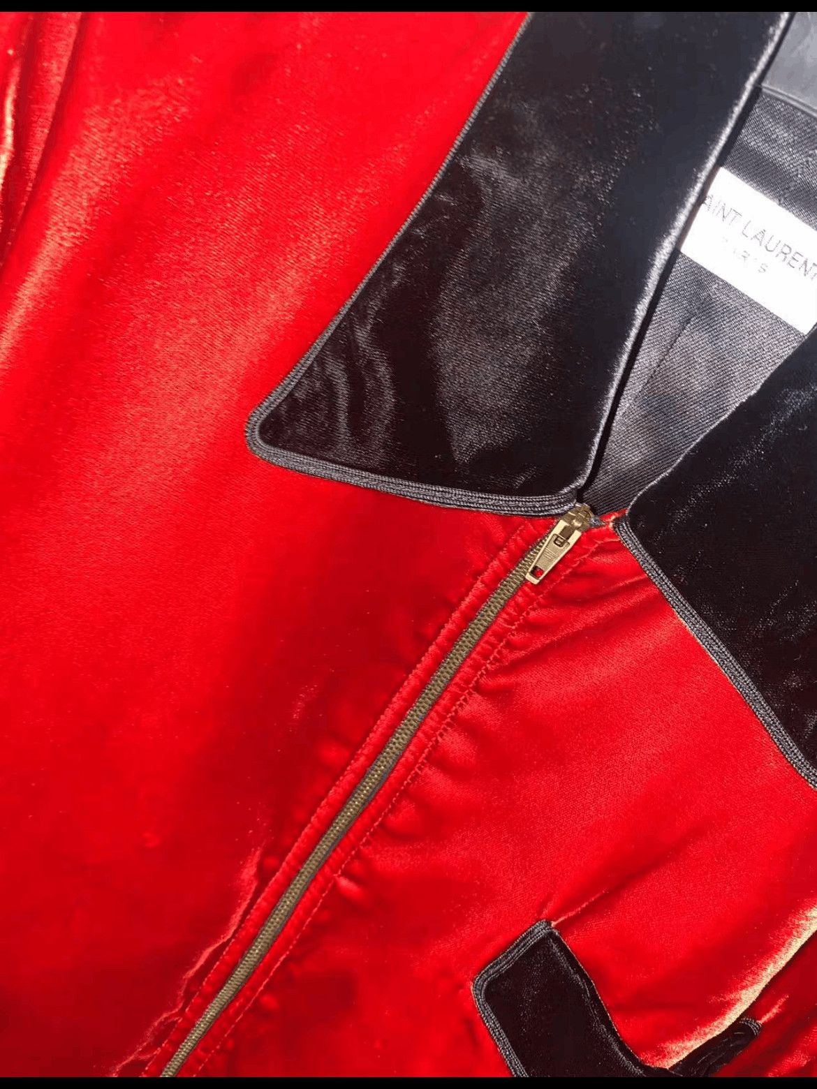 Saint Laurent Paris Sz 48 Saint Laurent Paris 16AW Velvet Coach Jacket Size US M / EU 48-50 / 2 - 3 Thumbnail