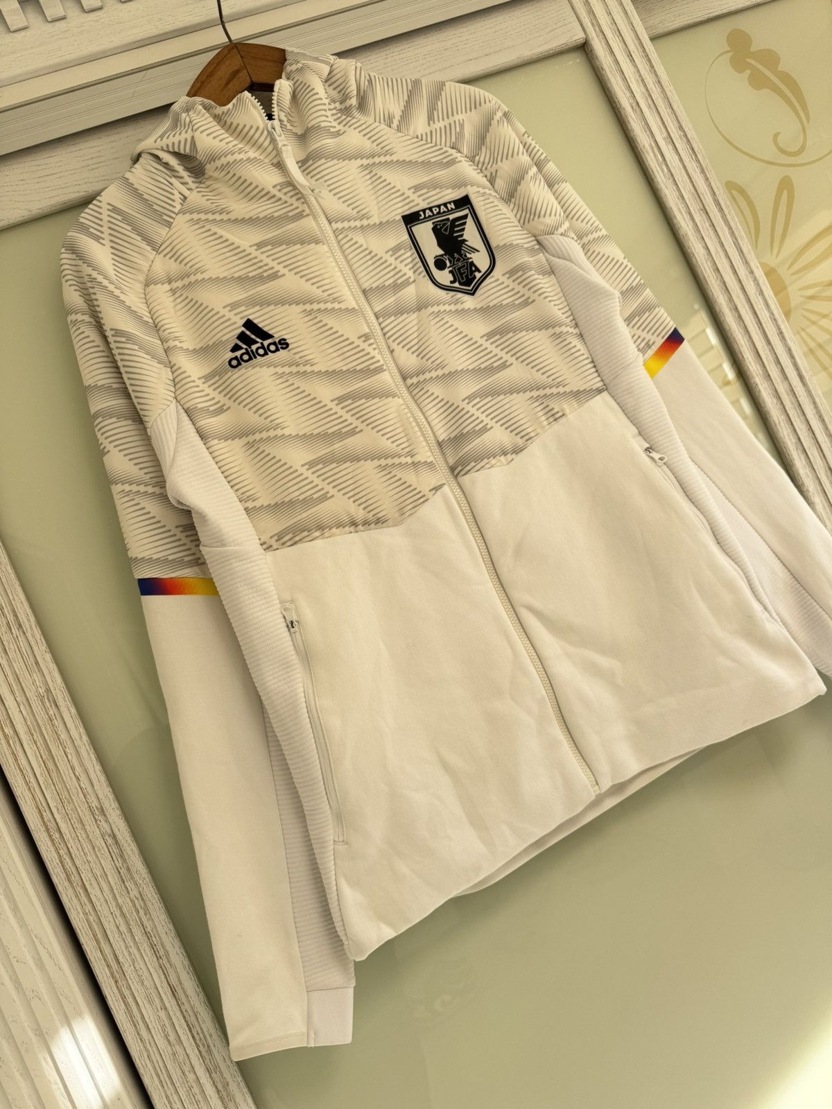 Adidas Japan 2022-2023 Soccer Track Jacket Football Jersey Shirt Size US S / EU 44-46 / 1 - 4 Thumbnail