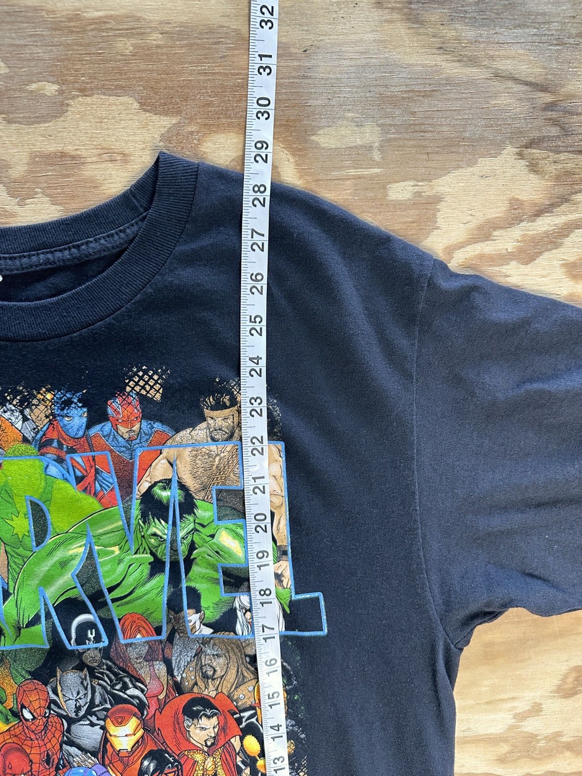 Marvel Comics Marvel All-Over Characters Graphic Tee Size L | 100% Cotton Size US L / EU 52-54 / 3 - 4 Thumbnail