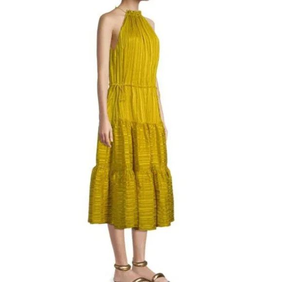 Ted Baker Ted Baker Eymilia Tiered Drawstring Midi-Dress Size L / US 10 / IT 46 - 7 Thumbnail