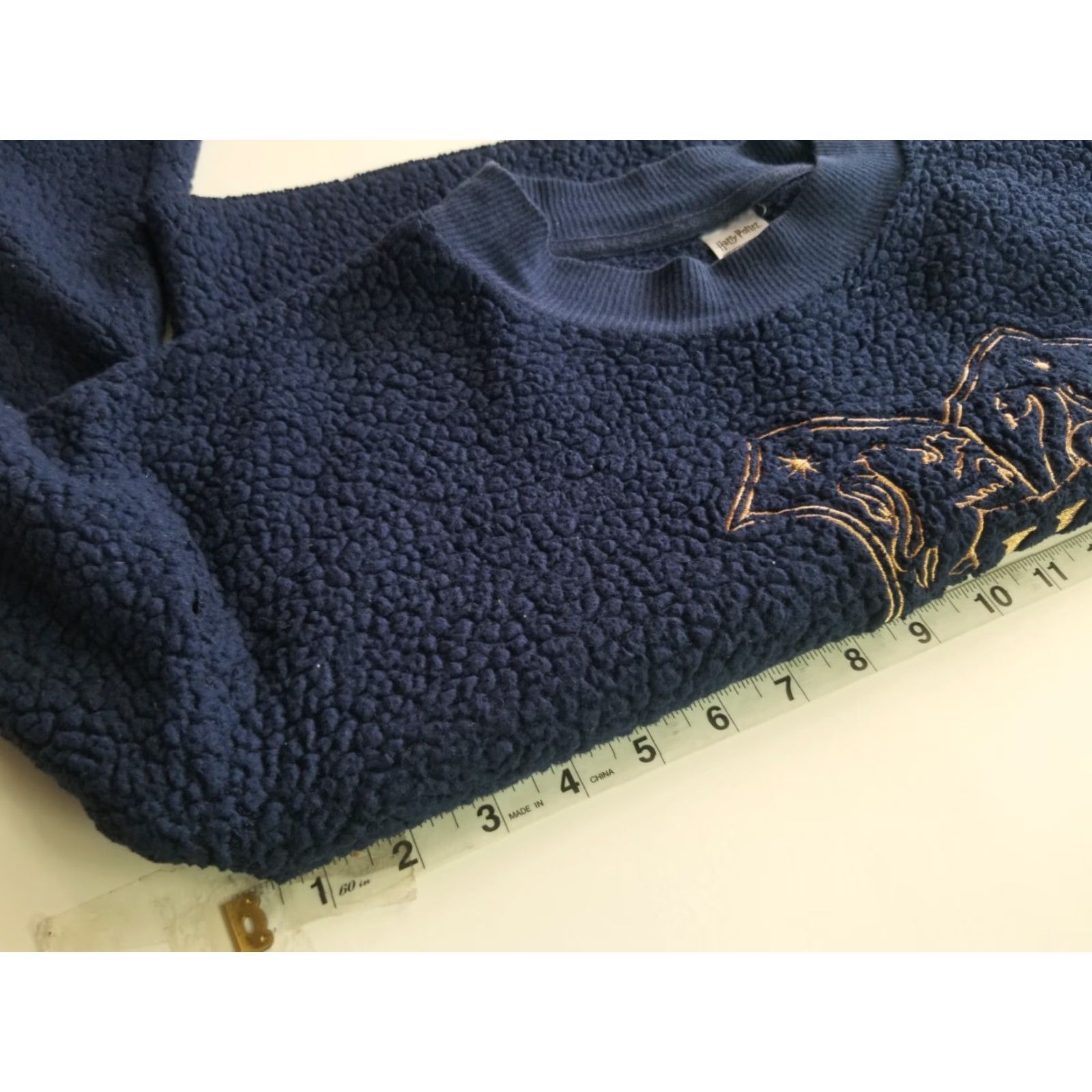 Vintage Harry Potter Pajama Top Sweater Women M Blue Long Sleeve Sleepwear Size M / US 6-8 / IT 42-44 - 3 Thumbnail