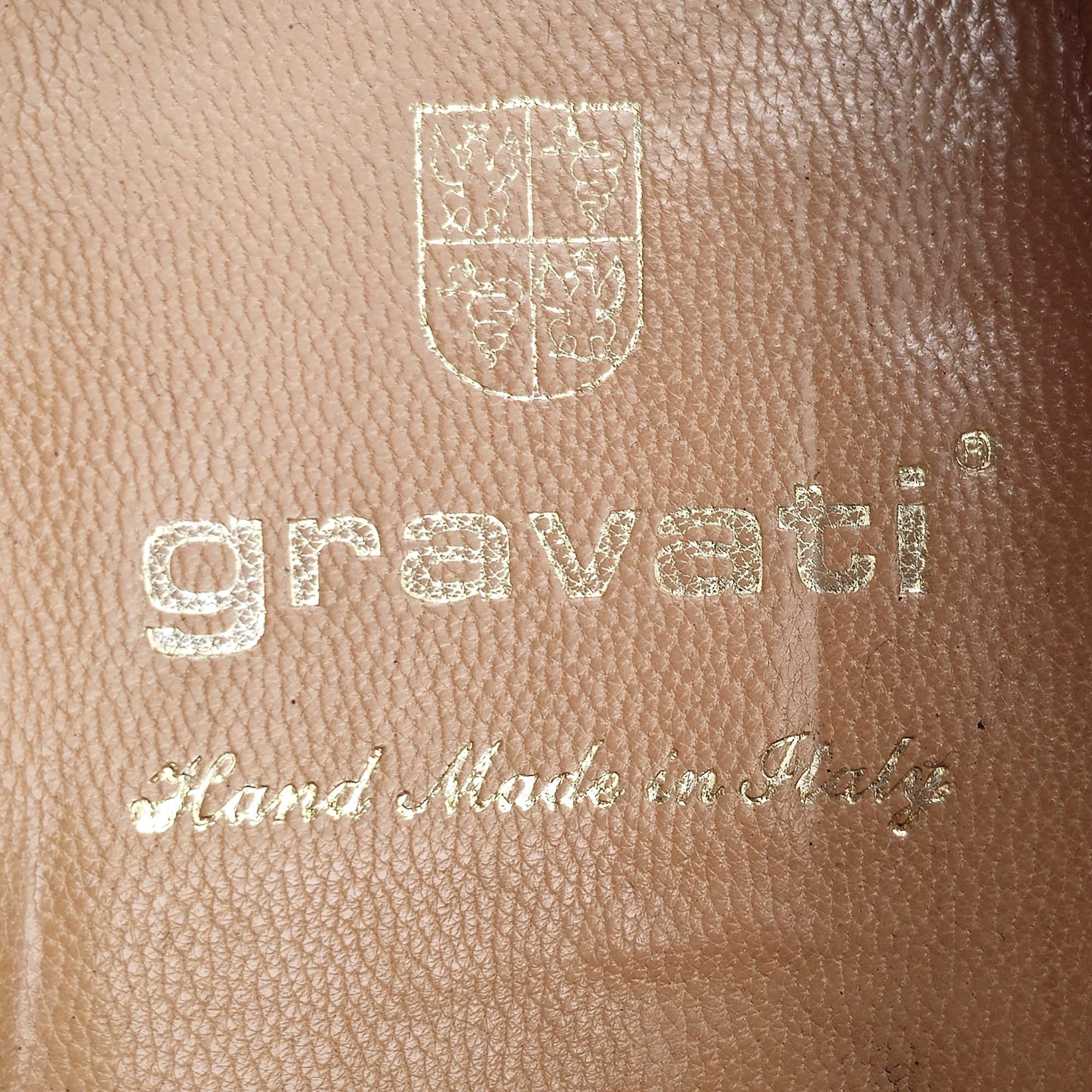 Gravati Gravati Italy Men 8.5 Burnished Brown Leather Dress Shoes Wi Size US 8.5 / EU 41-42 - 12 Thumbnail