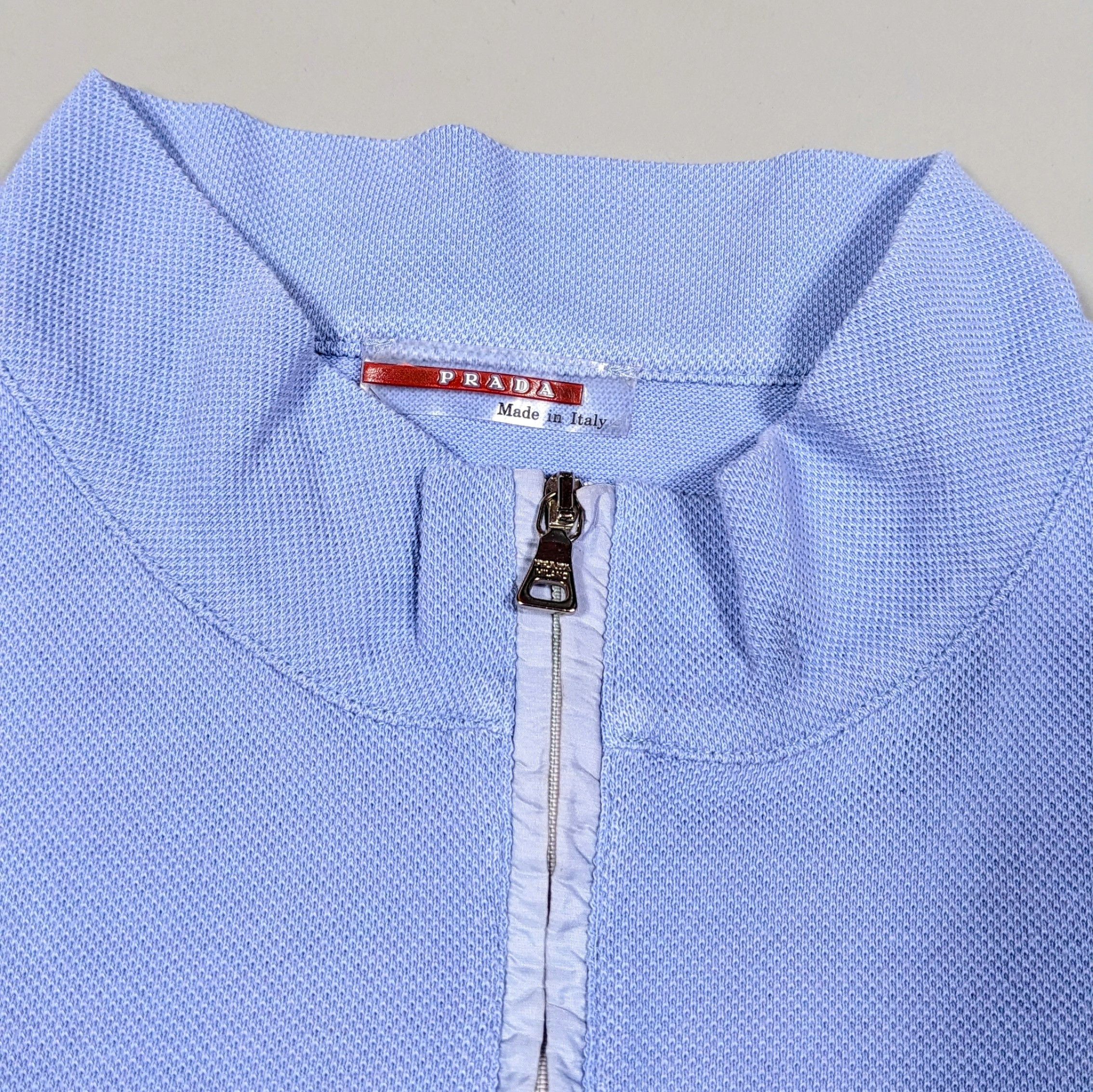 Prada vintage prada half zip shirt Size US M / EU 48-50 / 2 - 3 Thumbnail