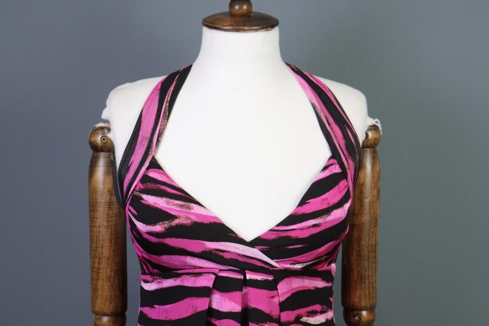 Designer Miss Sixty Multicolor Bodycon Tank A-Line Dress Size XS Size XS / US 0-2 / IT 36-38 - 2 Thumbnail
