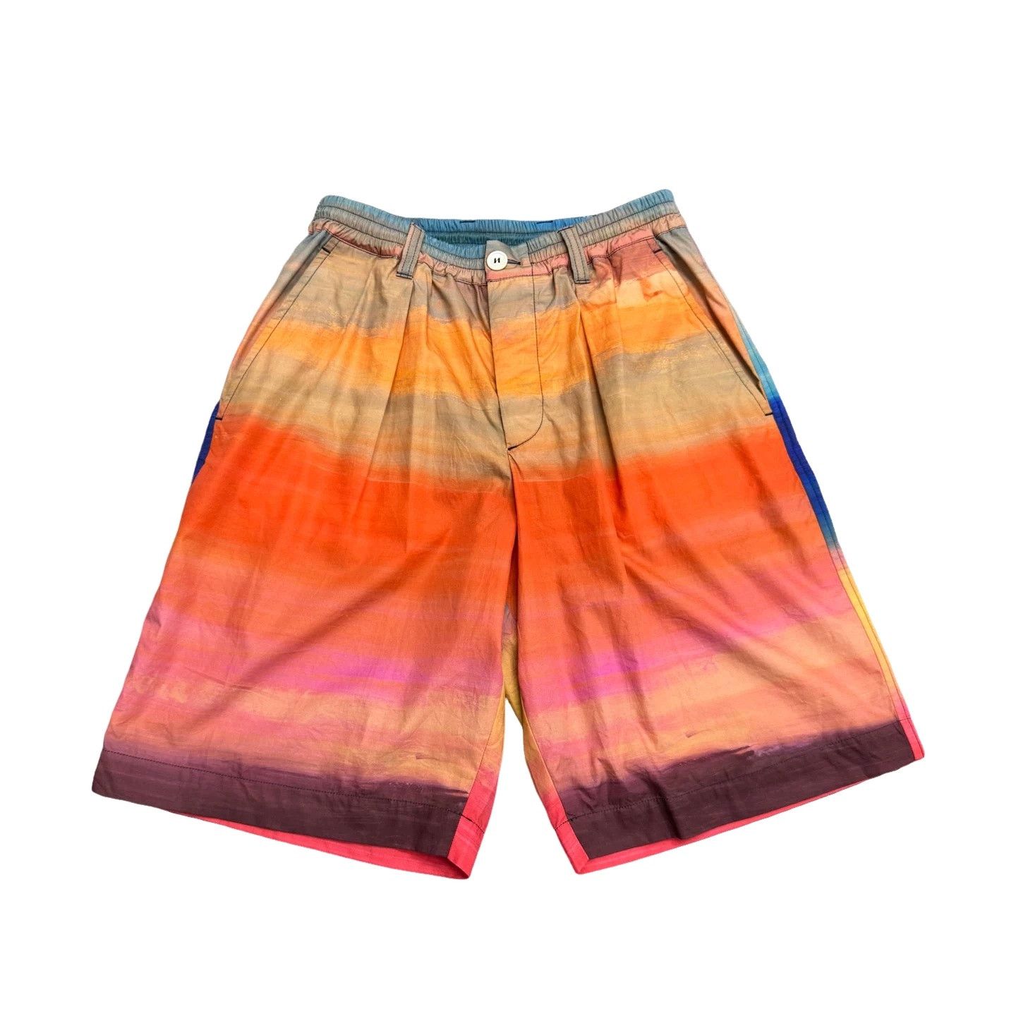 Marni Marni Gradient Striped Shorts Size 28 Size US 28 / EU 44 - 1 Thumbnail