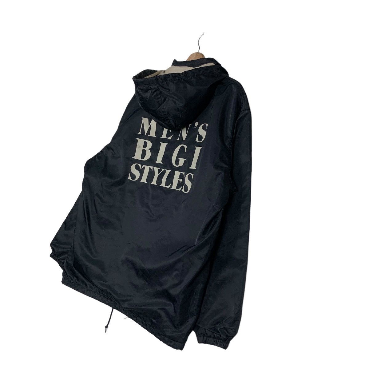 BIGI MEN’S BIGI Big Logo Hooded Coach Jacket #0010-C1 Size US M / EU 48-50 / 2 - 3 Thumbnail