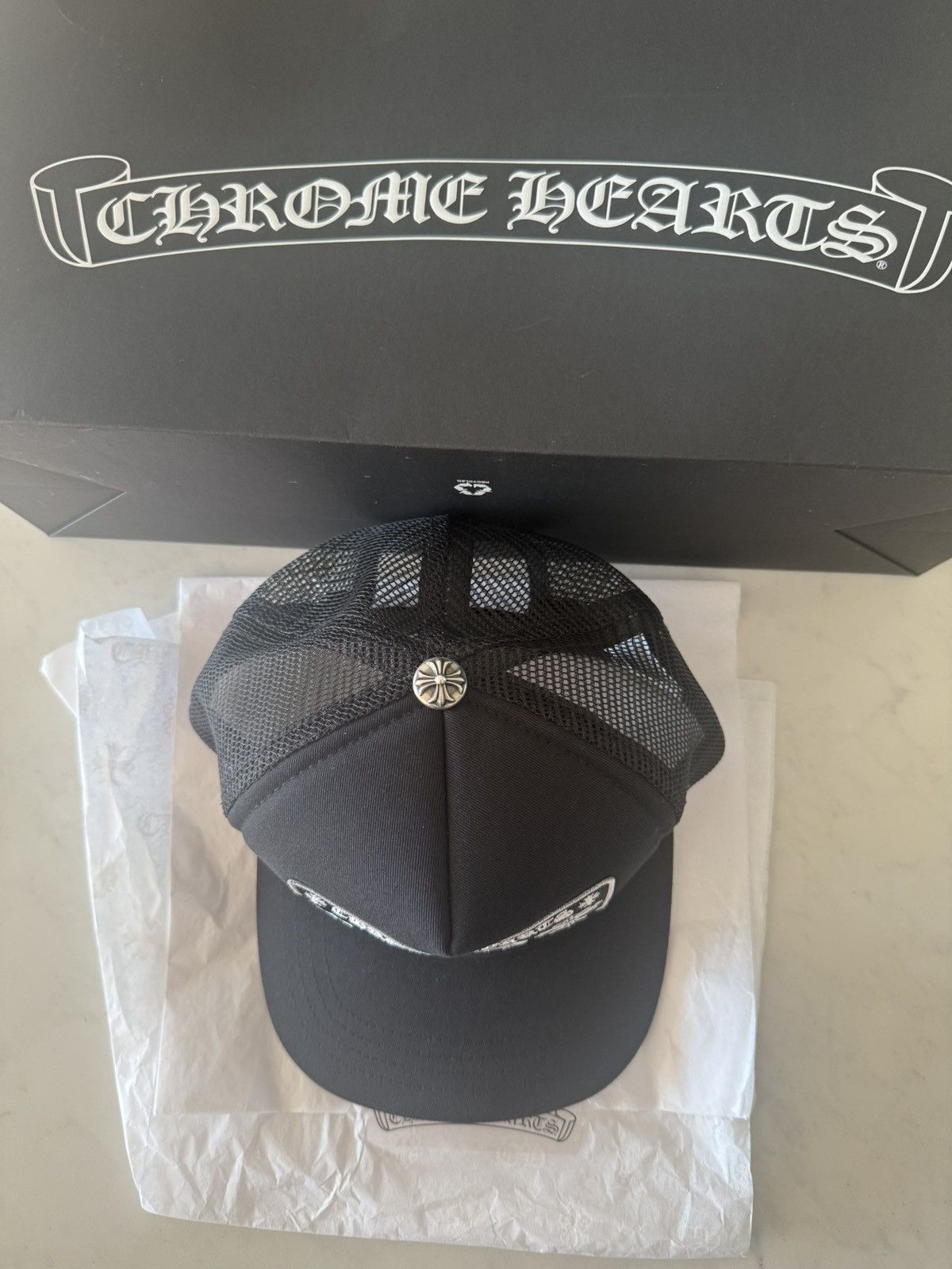 Chrome Hearts Chrome Hearts Trucker Hat Size ONE SIZE - 3 Thumbnail