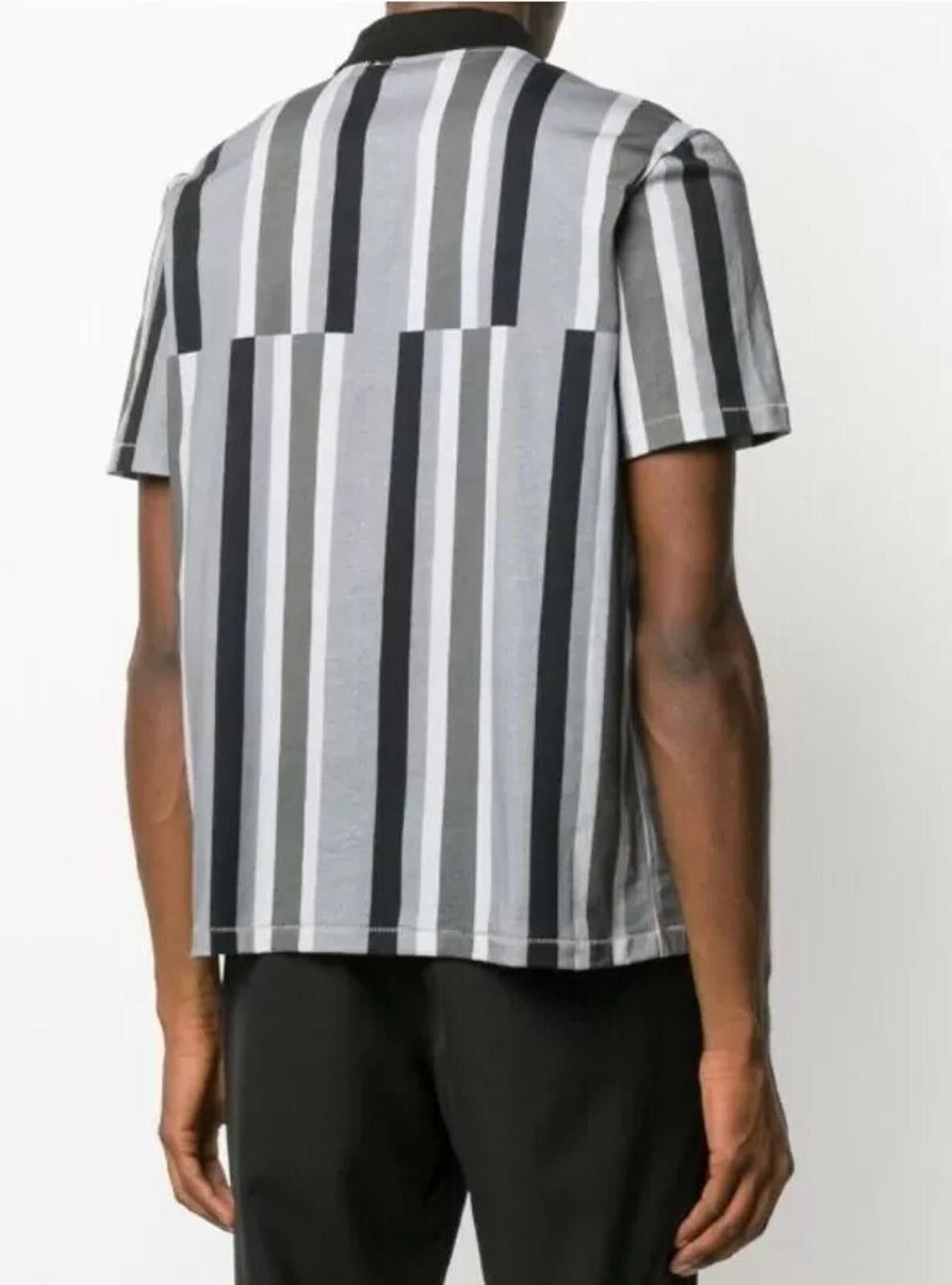 Pringle Of Scotland Pringle of Scotland Deconstructed Stripes Polo Shirt Size M Size US M / EU 48-50 / 2 - 4 Thumbnail