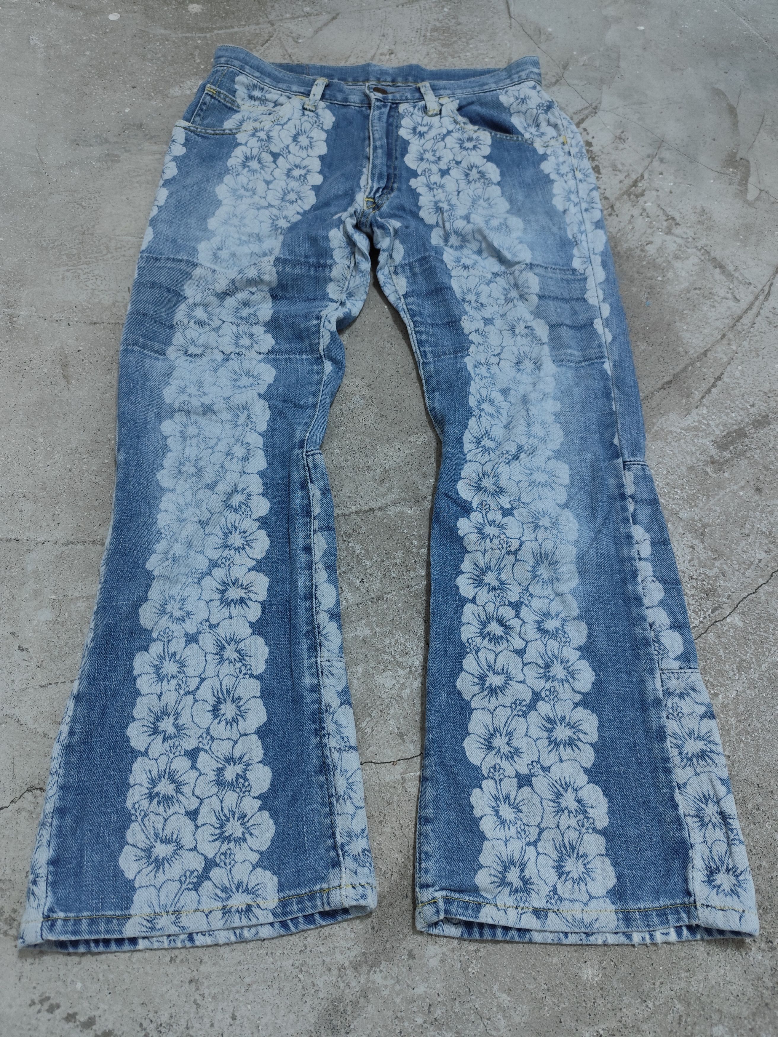 Vintage Hysteric Glamour faded flared jeans