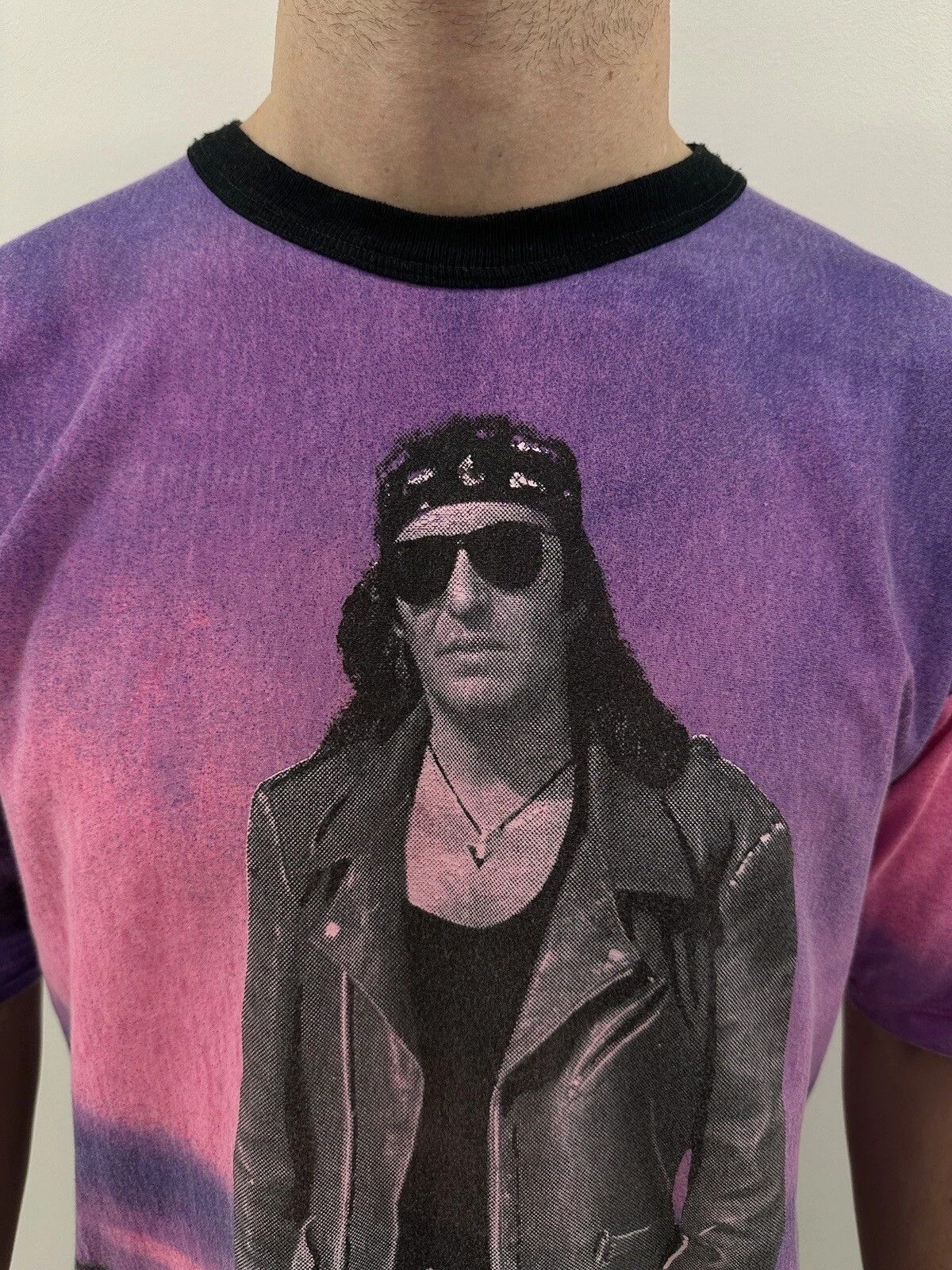 Vintage Vasco Rossi Music Vintage 1990s 90's Print Graphic Shirt Size US L / EU 52-54 / 3 - 8 Thumbnail