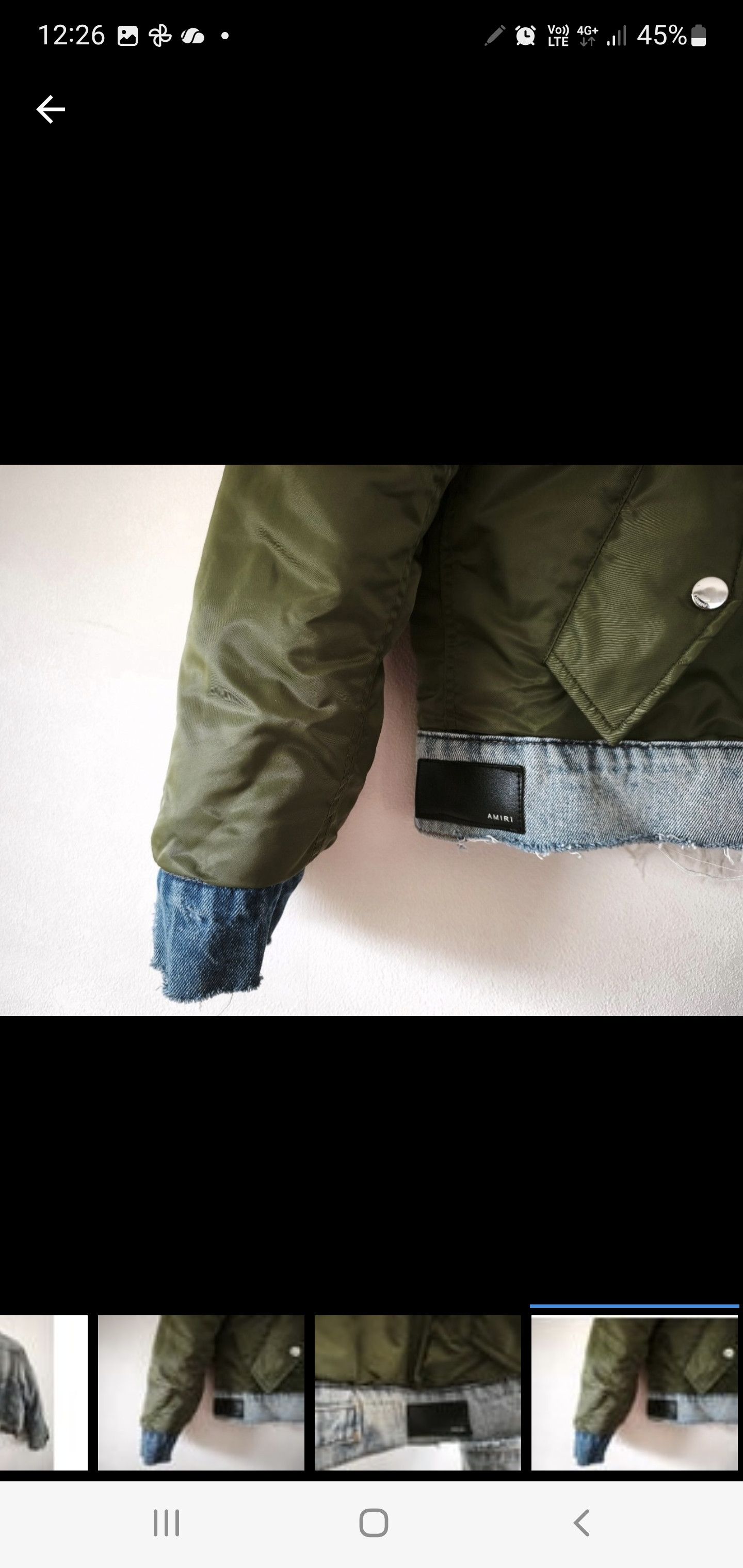 Amiri Original RRP $1,890 USD Amiri "Hybrid" denim,bomber Size US M / EU 48-50 / 2 - 5 Thumbnail