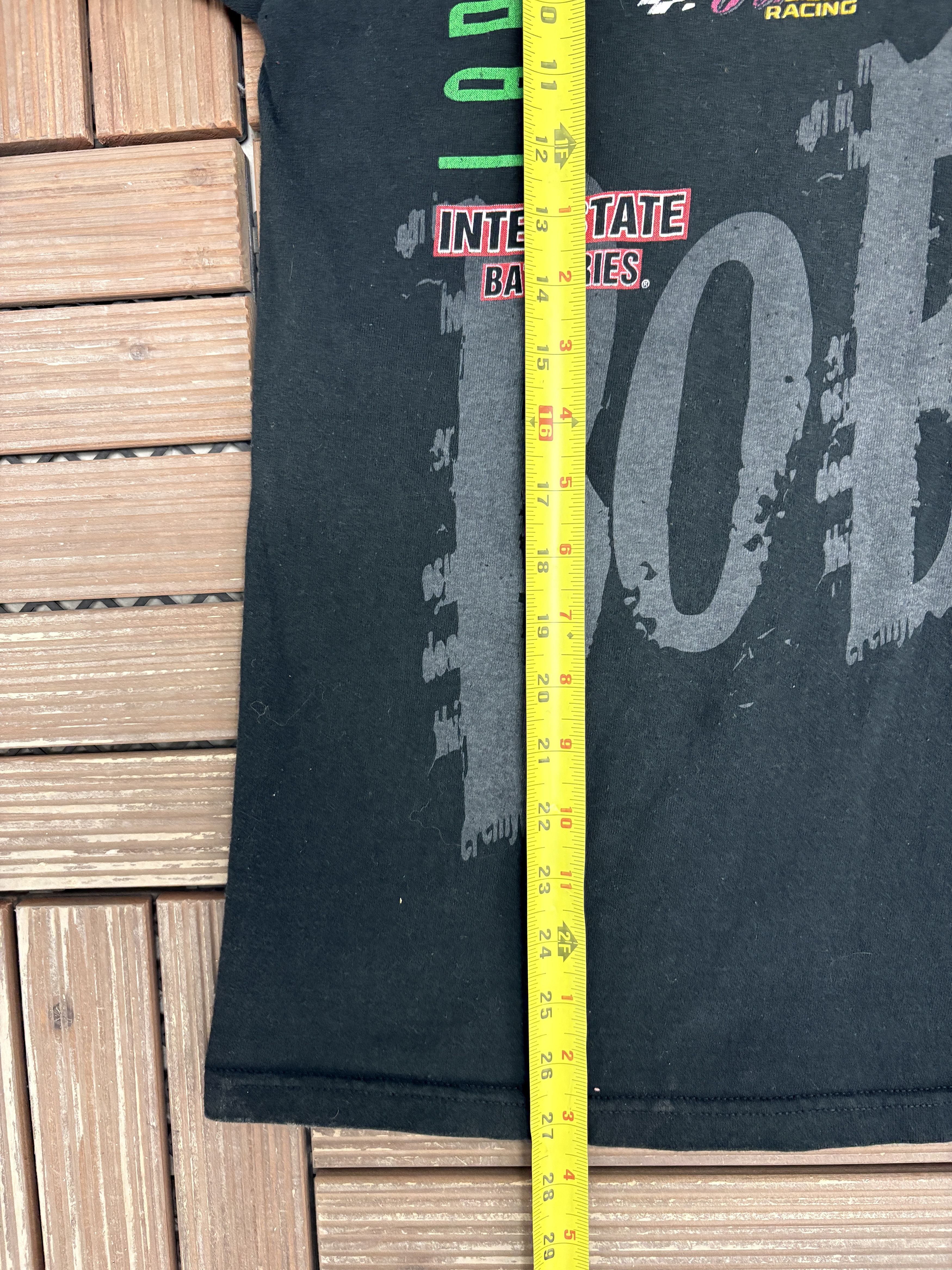 Vintage Bobby Labonte Interstate Batteries Vintage Black Tee Size US L / EU 52-54 / 3 - 7 Thumbnail