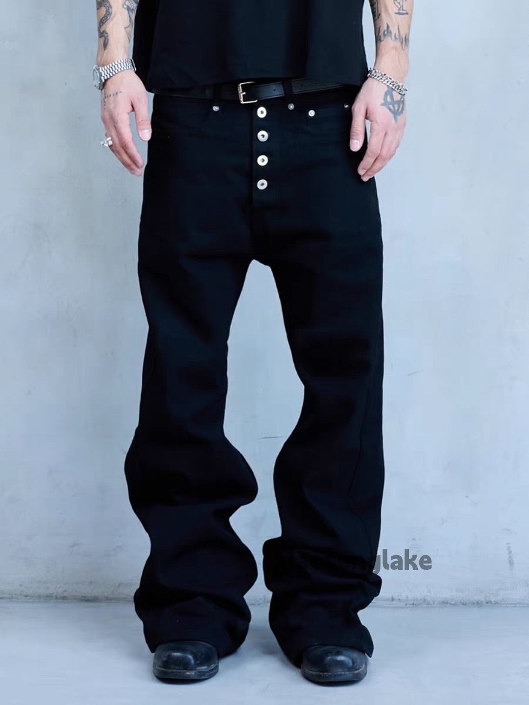 Jean ltx vintage loose hiphop y2k yuppie punk hiphop jeans Size US 30 / EU 46 - 2 Thumbnail