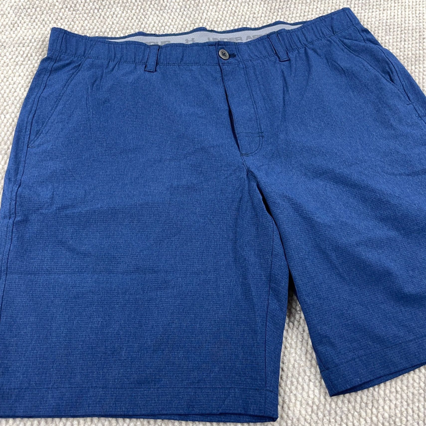 Under Armour Under Armour Chino Shorts Men 40 Navy Blue Golf Performance Loose Fit Heatgear Size US 40 / EU 56 - 5 Thumbnail