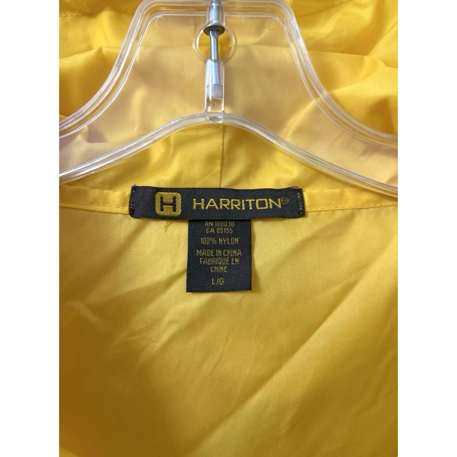 Vintage Harriton Windbreaker Jacket Mens L Yellow MIT MBA Finance Track Anorak Pullover Size US L / EU 52-54 / 3 - 5 Thumbnail