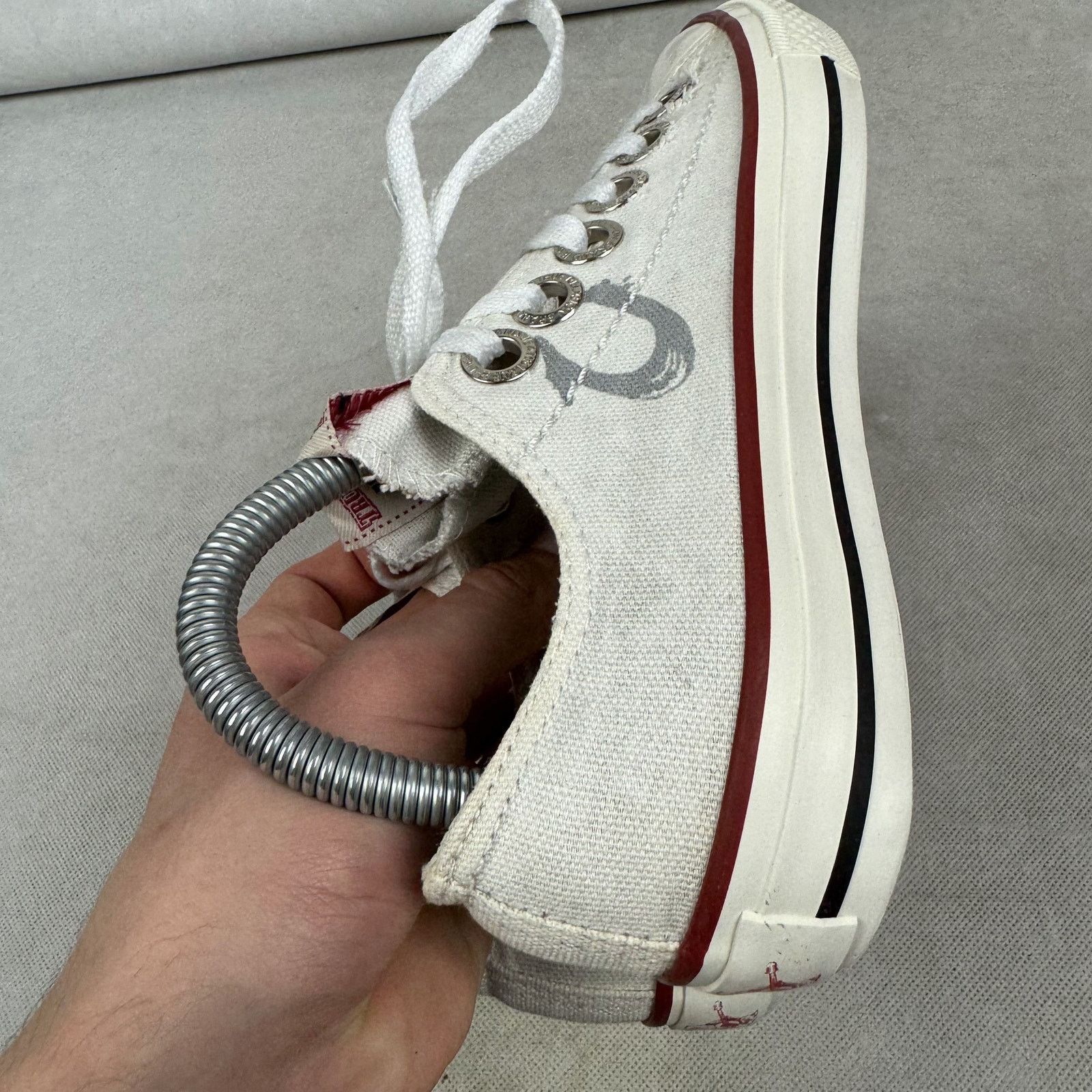 True Religion True Religion TR114101W Women White Cotton Skate Shoes 7.5 Size US 7.5 / IT 37.5 - 9 Thumbnail