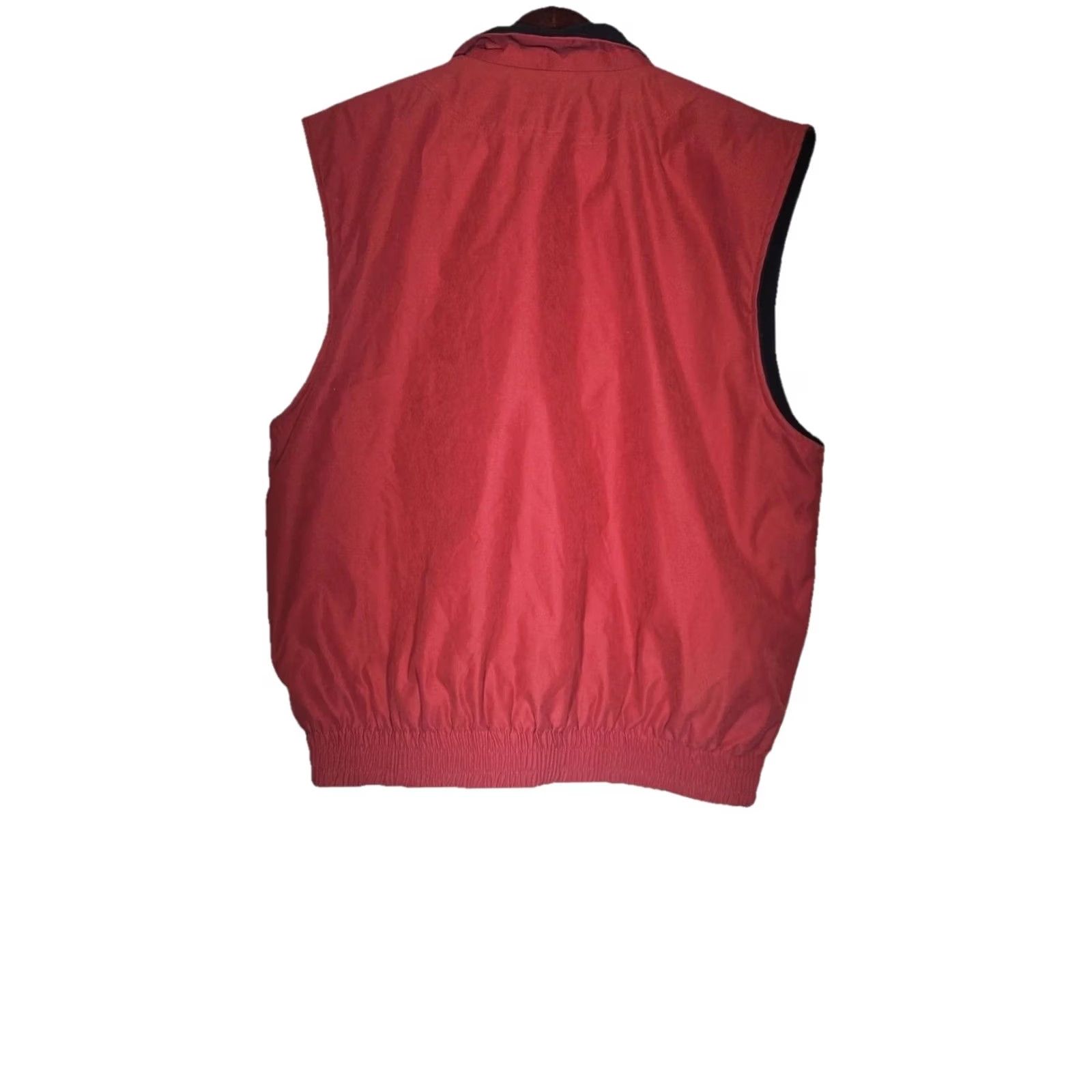 Vintage SDI TEC Golf Vest Full-Zip Fleece Lined Red Black Mens Large Size US L / EU 52-54 / 3 - 5 Thumbnail