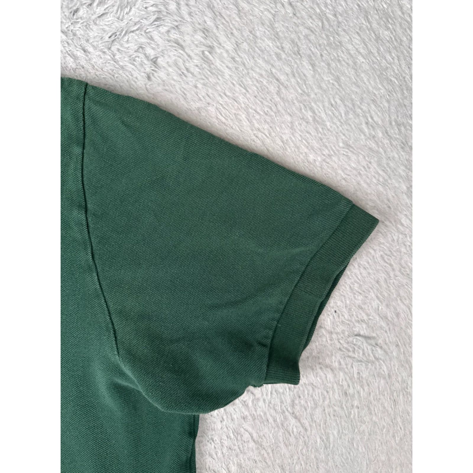 Ralph Lauren VINTAGE Ralph Lauren Polo Shirt Adult XL Green 100% Cotton, Short Sleeve, Button, Logo, Embroidered - Men's Polo Shirt, 44 Chest, Slim Fit Size US XL / EU 56 / 4 - 2 Thumbnail