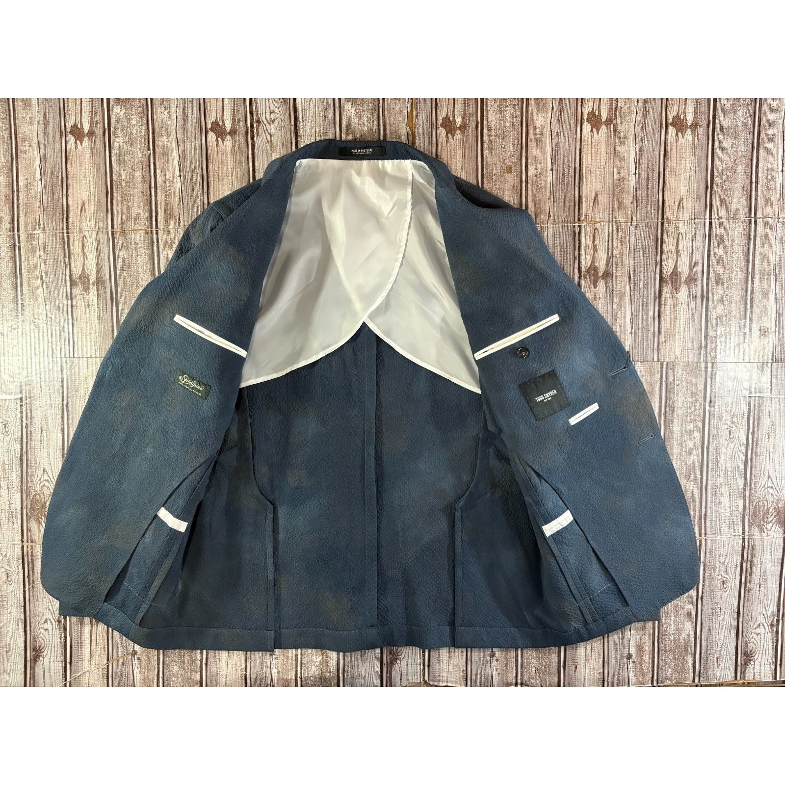 Todd Snyder Todd Snyder Subalpino Tie Dye Traveler suit Jacket blazer sz Size 40R - 11 Thumbnail