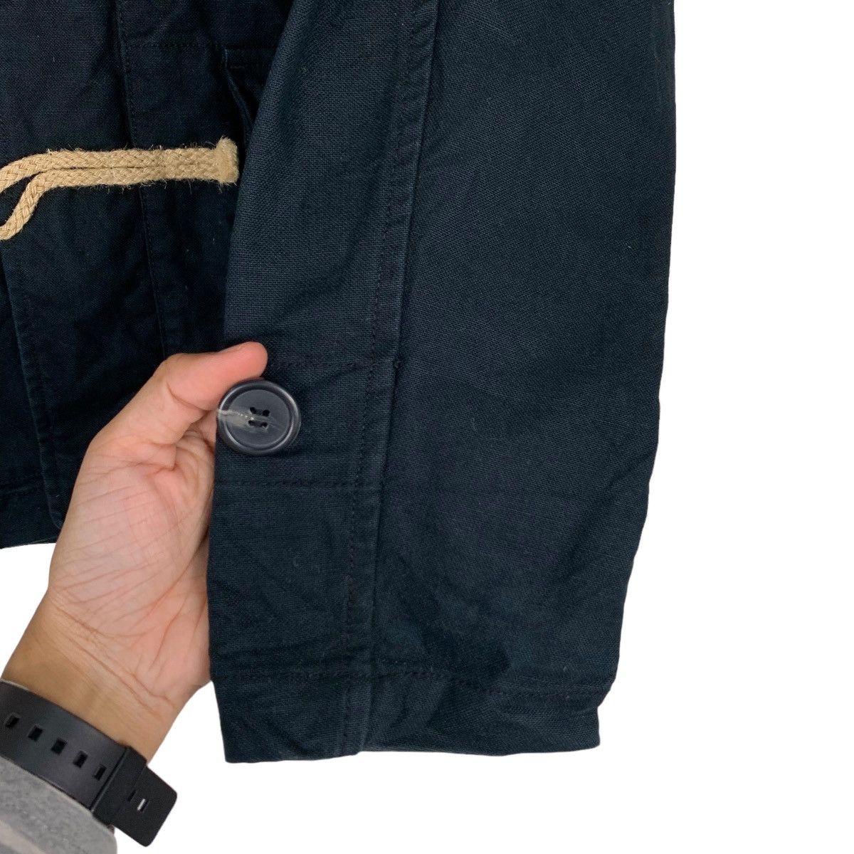 Tommy Jeans TOMMY Cotton Toggle Button Zipper Hoodie Jacket #0986-C44 Size US S / EU 44-46 / 1 - 14 Thumbnail