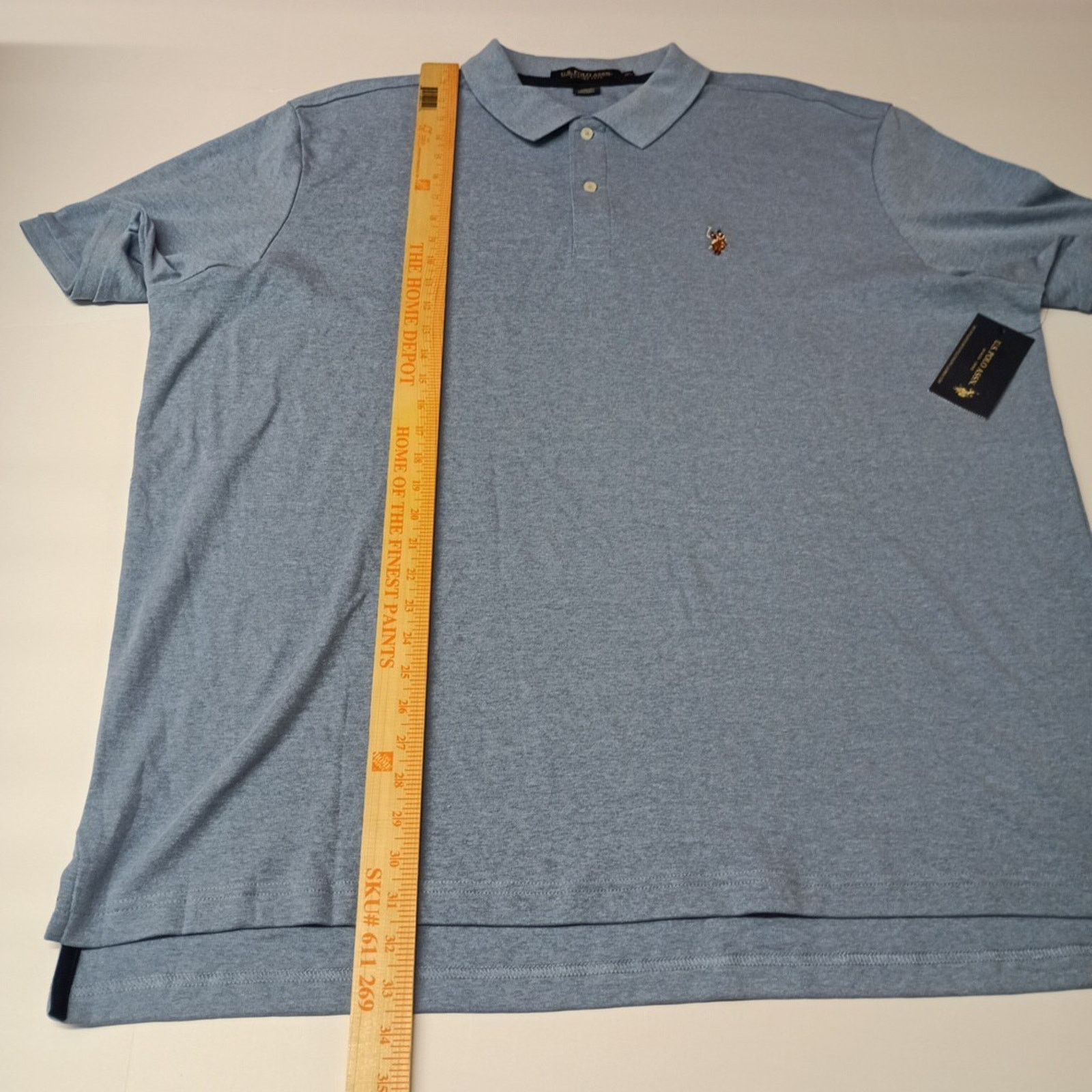 U.S. Polo Assn. U.S. Polo Assn Polo Shirt Men's Size 3XL Sedona Blue Heather Size US XXL / EU 58 / 5 - 5 Thumbnail