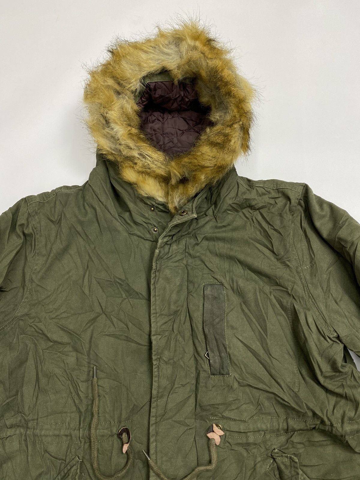 If Six Was Nine × Japanese Brand × Le Grande Bleu (L.G.B.) Fur jacket army long parka hibeck Size US L / EU 52-54 / 3 - 3 Thumbnail