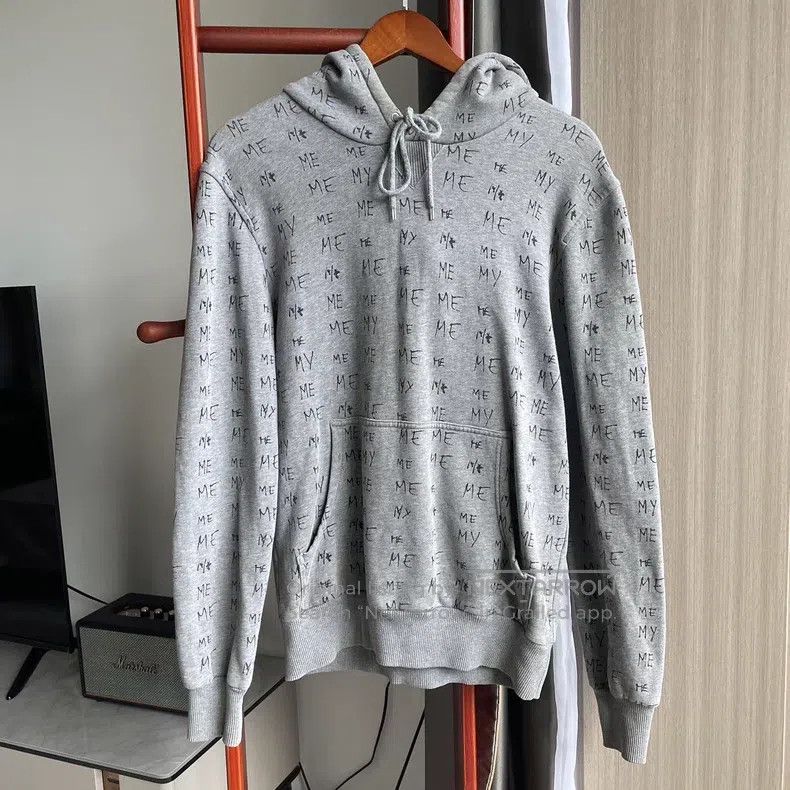 Dior Dior Gray Me My full-print logo hoodie Size US S / EU 44-46 / 1 - 1 Thumbnail