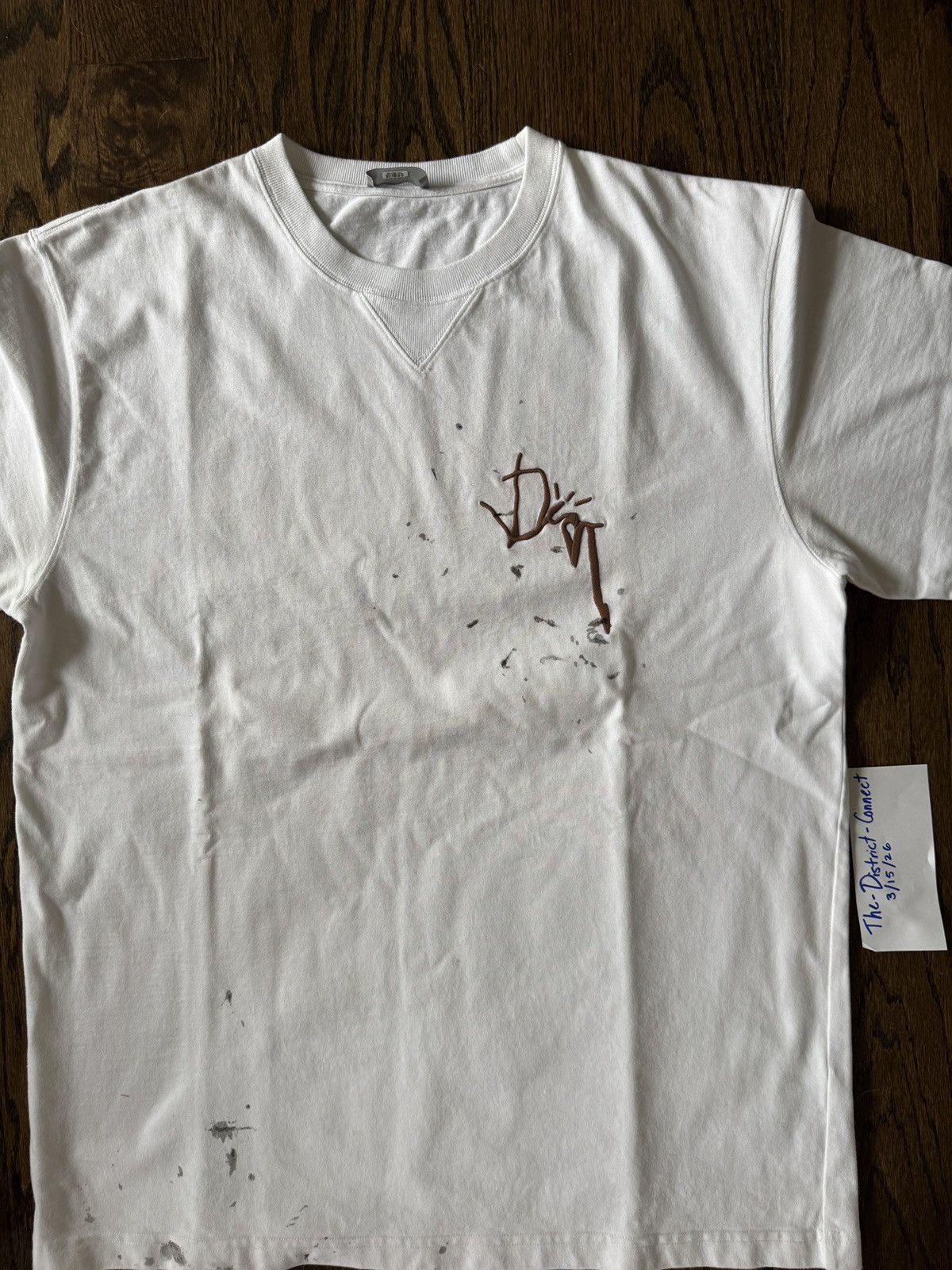 Dior × Travis Scott Oversized White T-Shirt Dior x Travis Scott Size US XXL / EU 58 / 5 - 3 Thumbnail