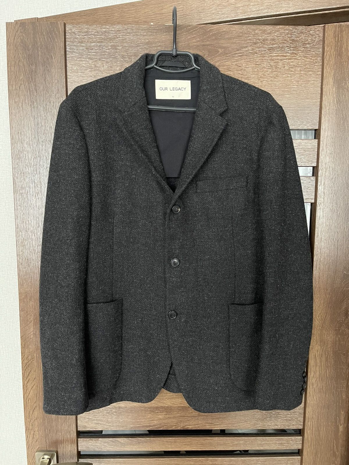 Our Legacy AW14 Our Legacy Wool Shetland Blazer Coat Jacket Size 50R - 2 Thumbnail