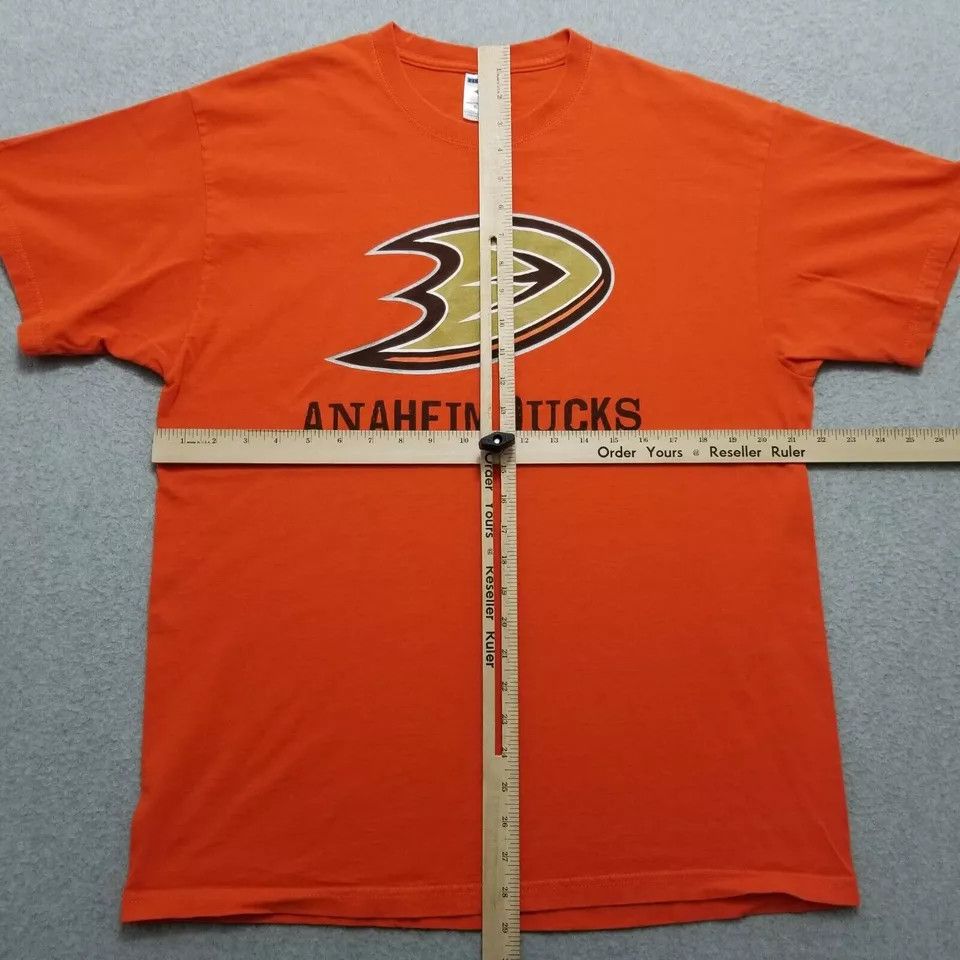Jerzees Anaheim Ducks Shirt Mens XL Short Sleeve Crew Neck Jerzees Size US XL / EU 56 / 4 - 8 Thumbnail