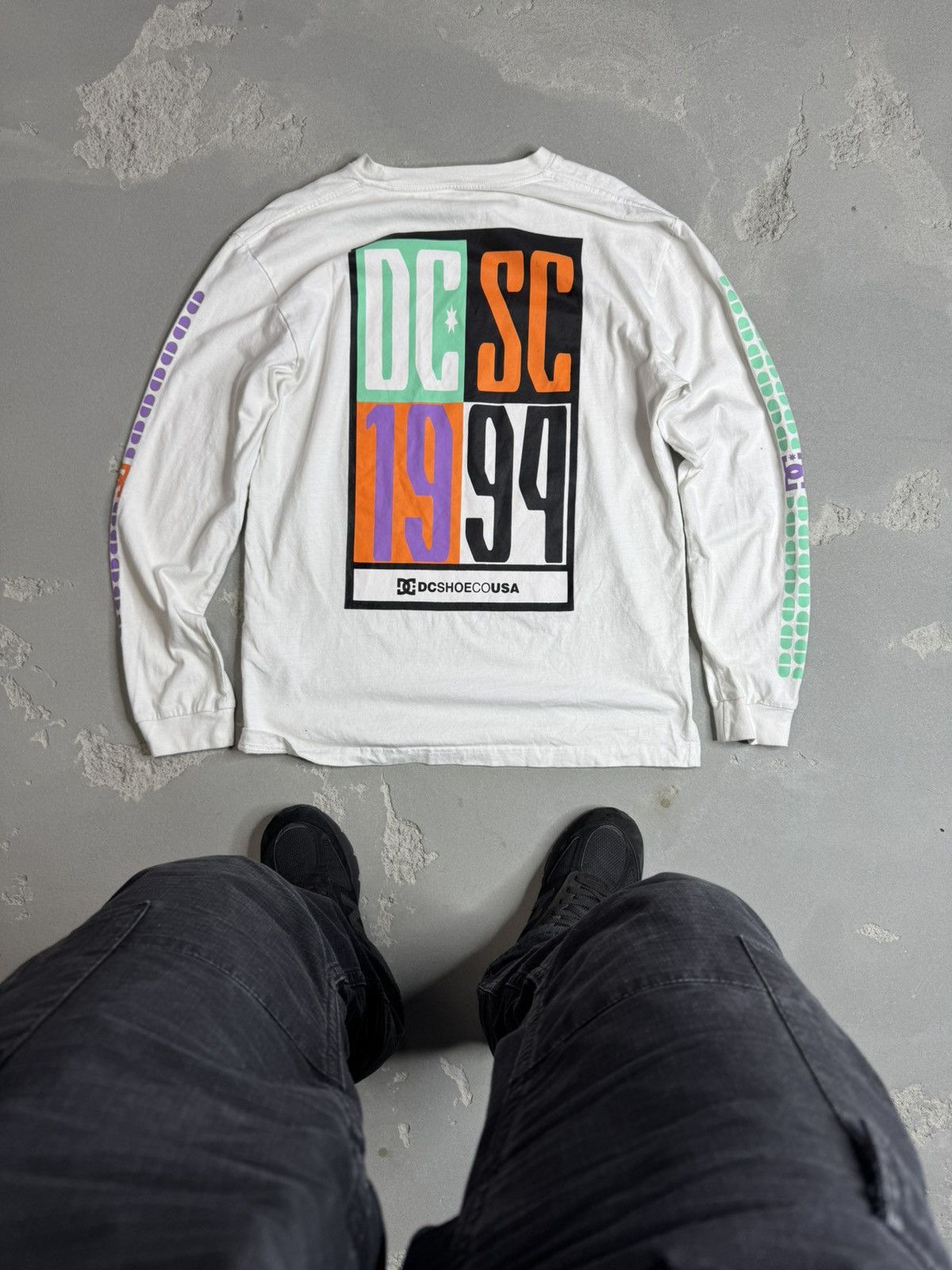 DC dc skate long sleeve grunge Size US M / EU 48-50 / 2 - 2 Thumbnail