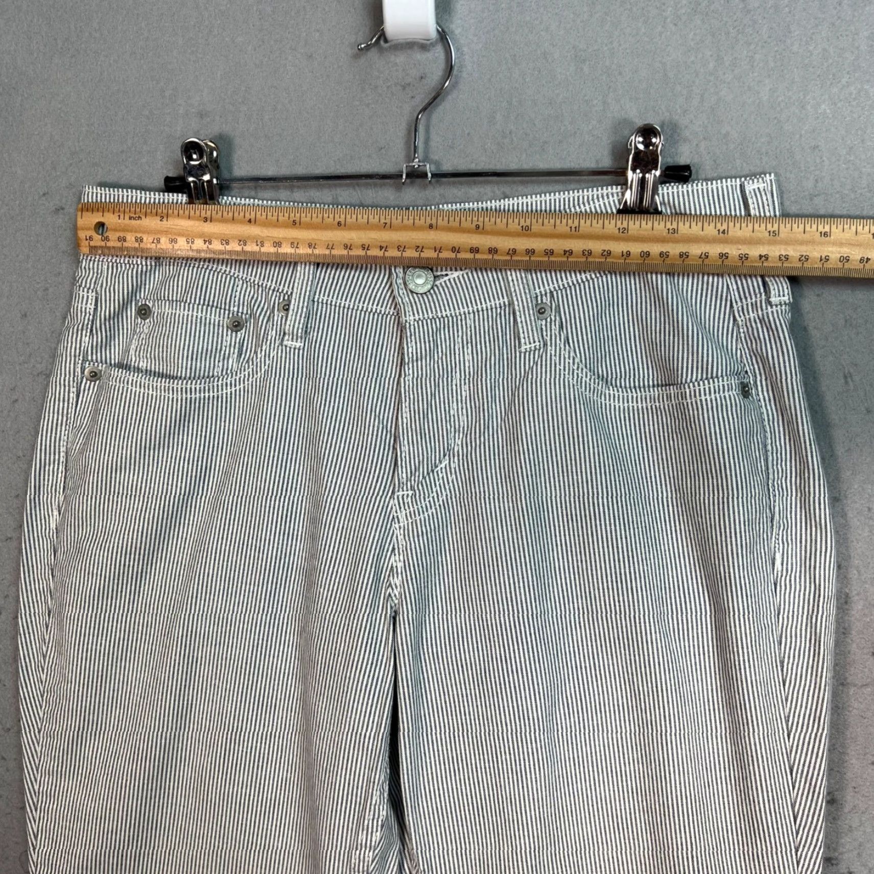 Levi's VINTAGE Levi's 505 Jeans Women's Straight Leg Cotton Blend Size 27 x 30 White Gray Size 27" / US 4 / IT 40 - 5 Thumbnail