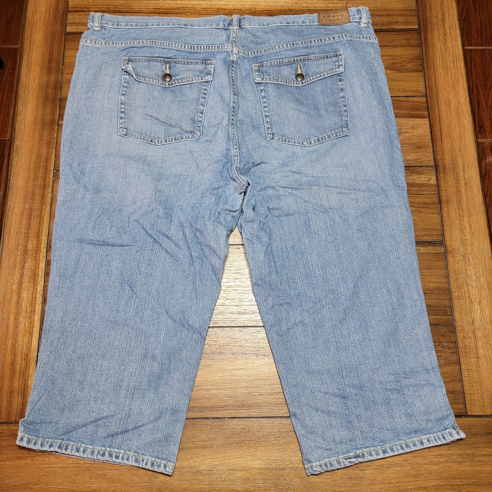 Chaps Chaps Denim Capris w/ Button Back Pockets - Size 22W Size 42" / US 20 - 3 Thumbnail