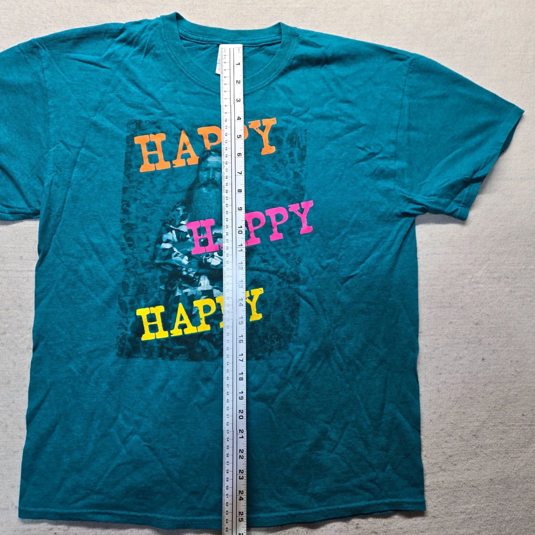 Gildan Duck Dynasty Blue T-Shirt Phil Robertson "Happy Happy Happy" Adult Men's L Large Size US L / EU 52-54 / 3 - 5 Thumbnail