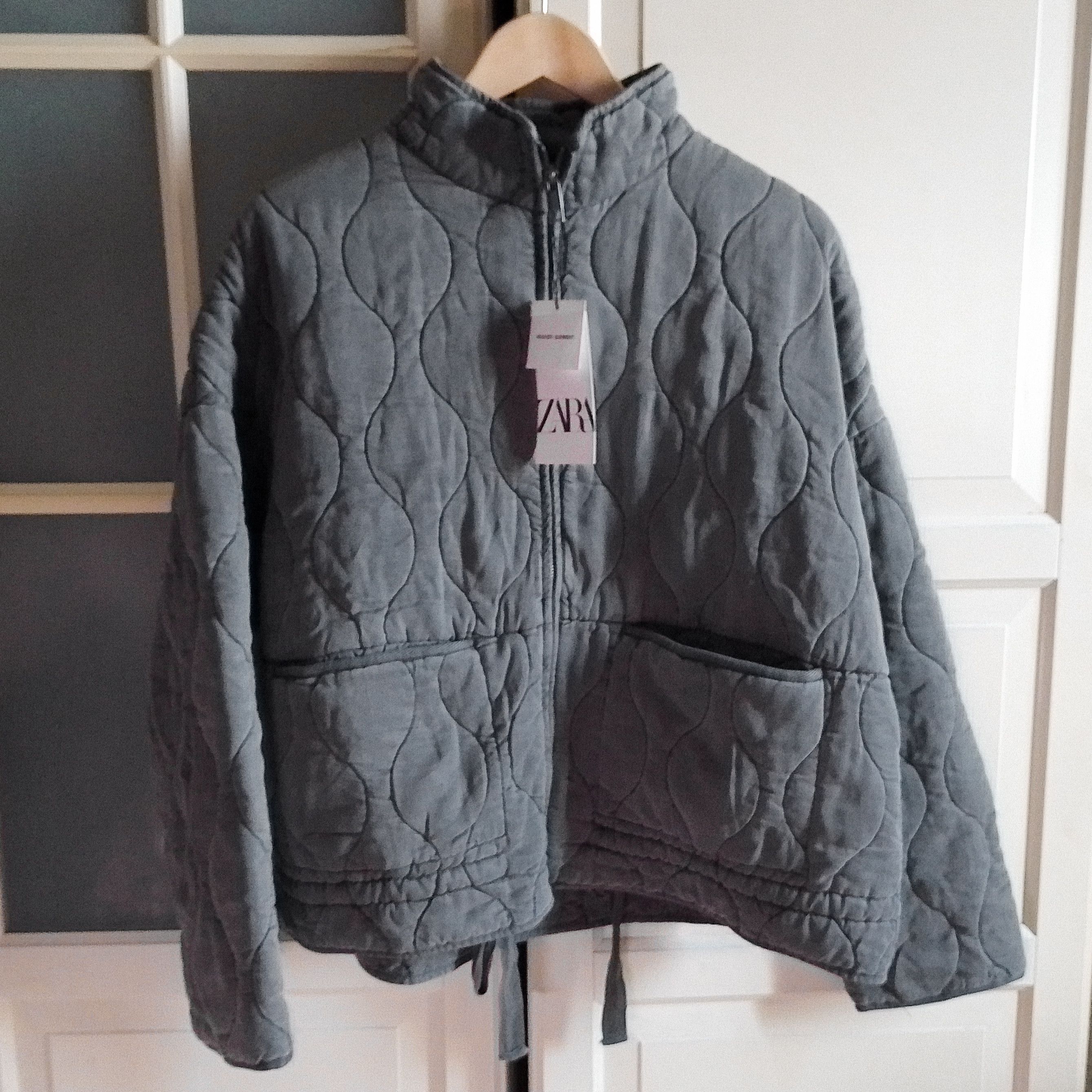 Zara Gray Quilted Jacket From Zara Size XL / US 12-14 / IT 48-50 - 1 Preview